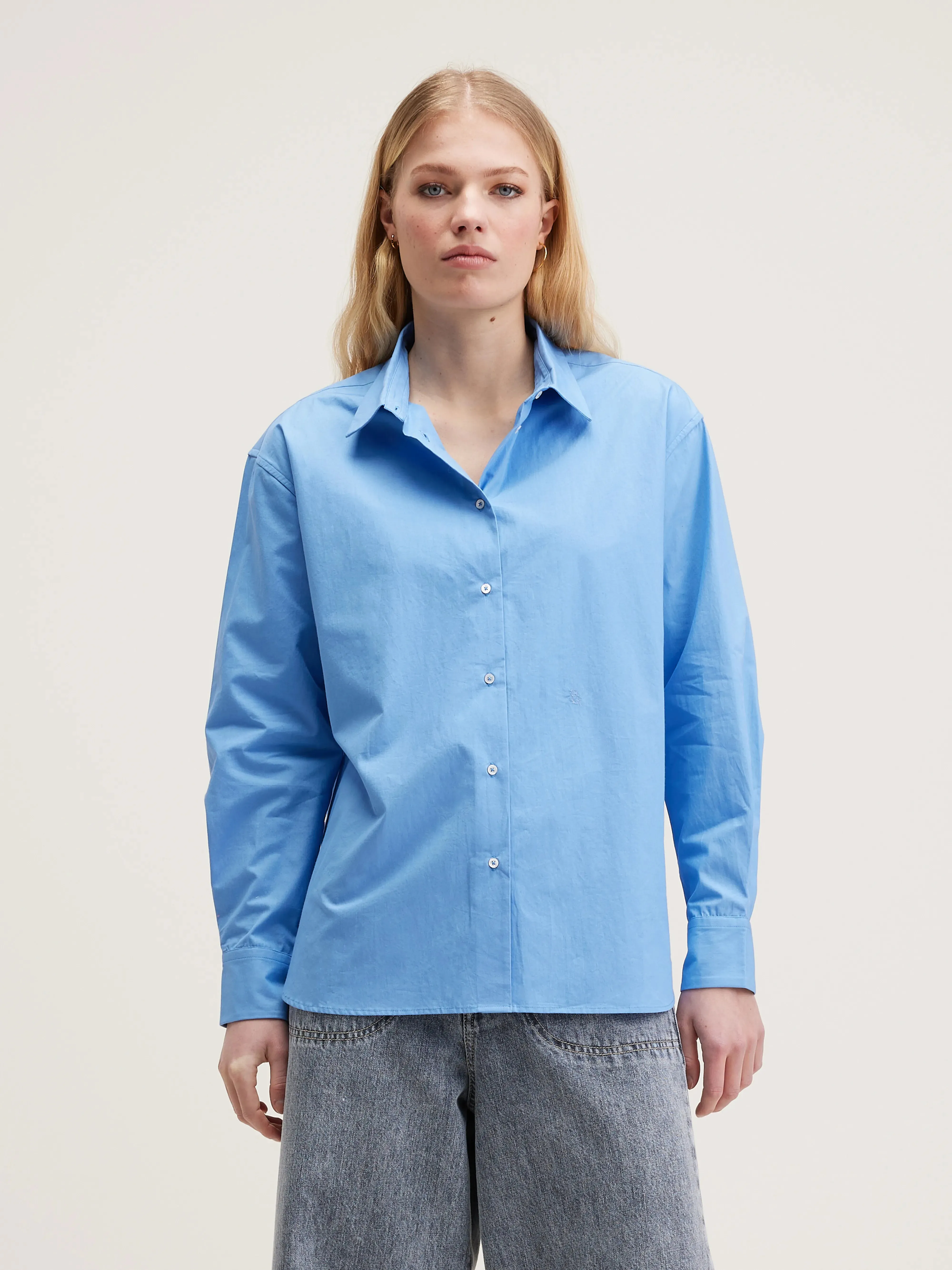 Gastoo poplin shirt (242 / W / AZURINE) sold by Bellrose product image thumbnail 2