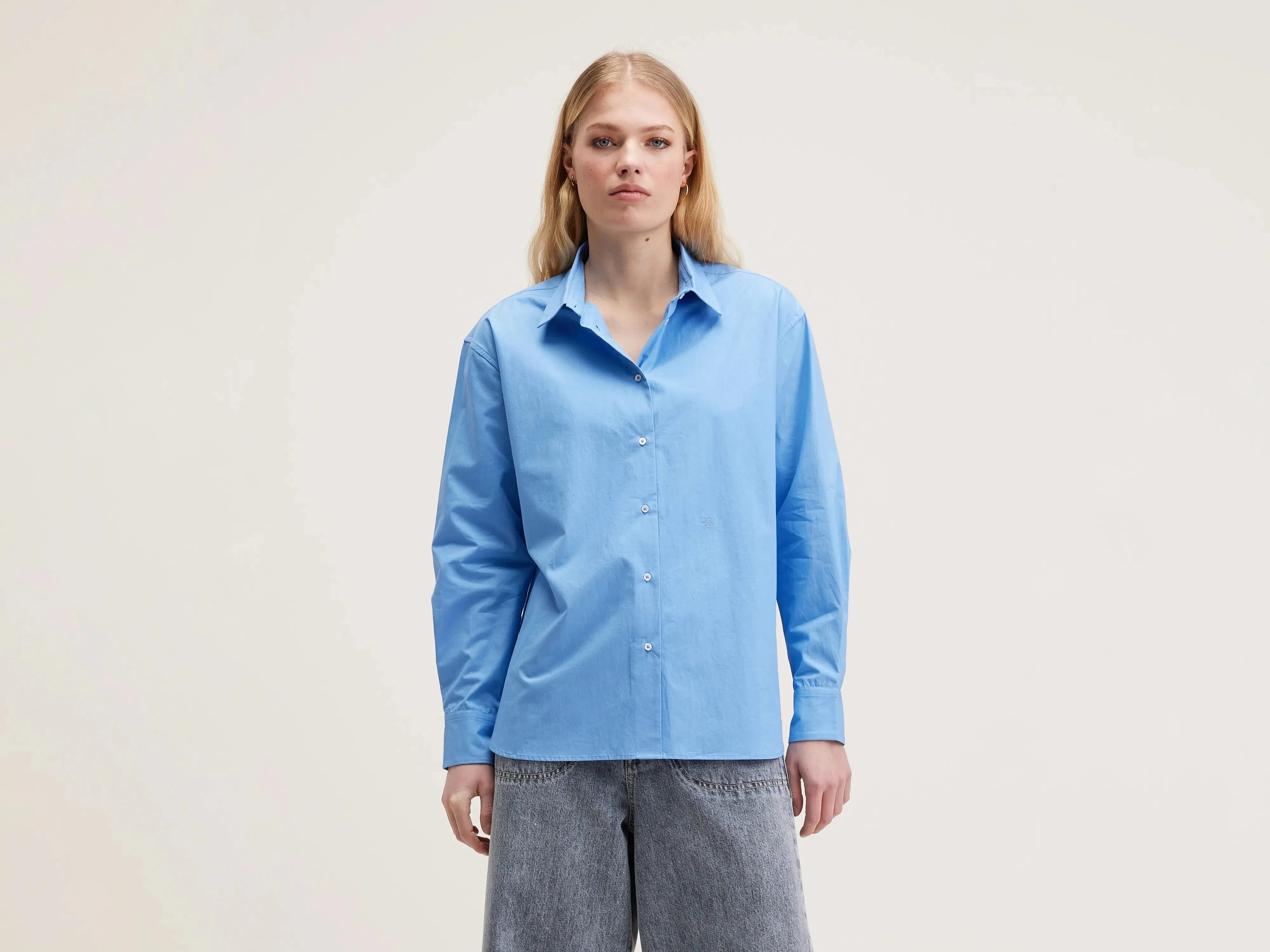 Gastoo poplin shirt (242 / W / AZURINE) sold by Bellrose