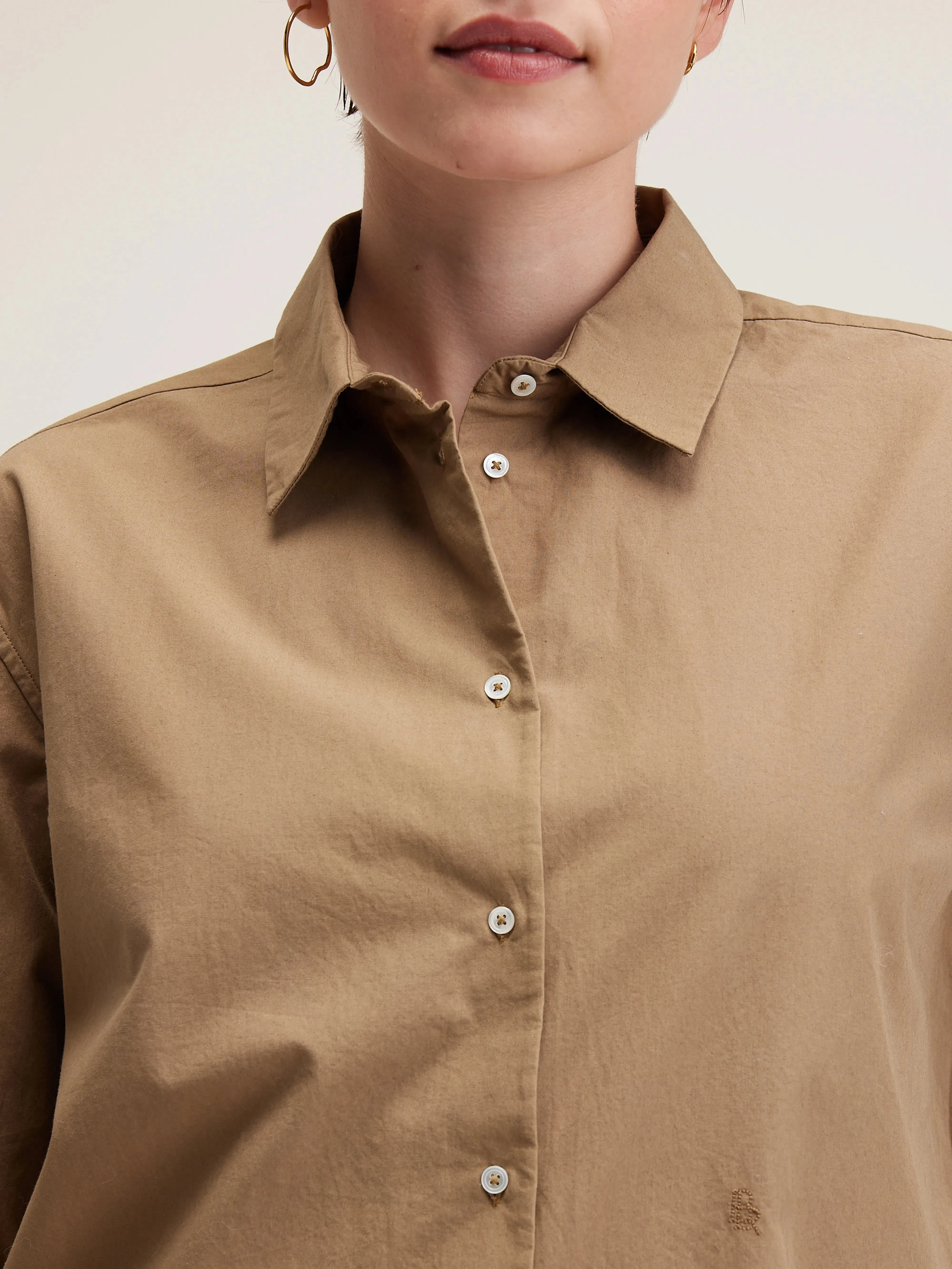 Gastoo poplin shirt (242 / W / TAN) sold by Bellrose product image thumbnail 5