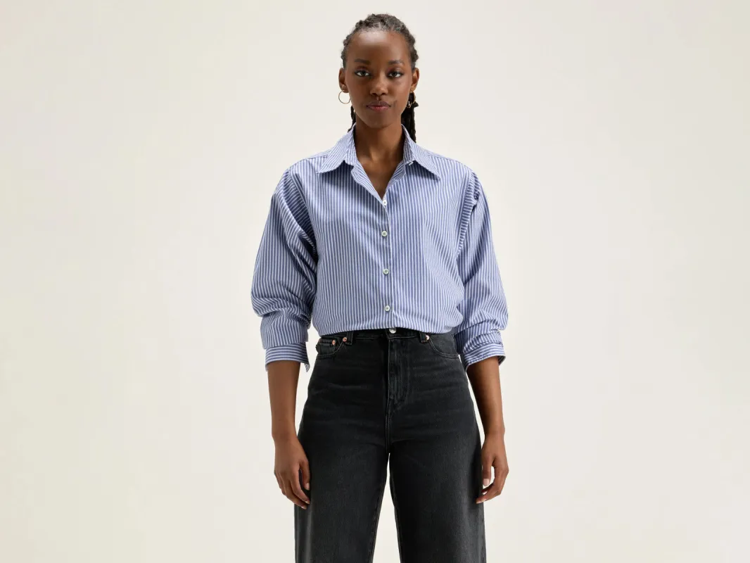 Gedeon poplin shirt (242 / W / STRIPE K) sold by Bellrose