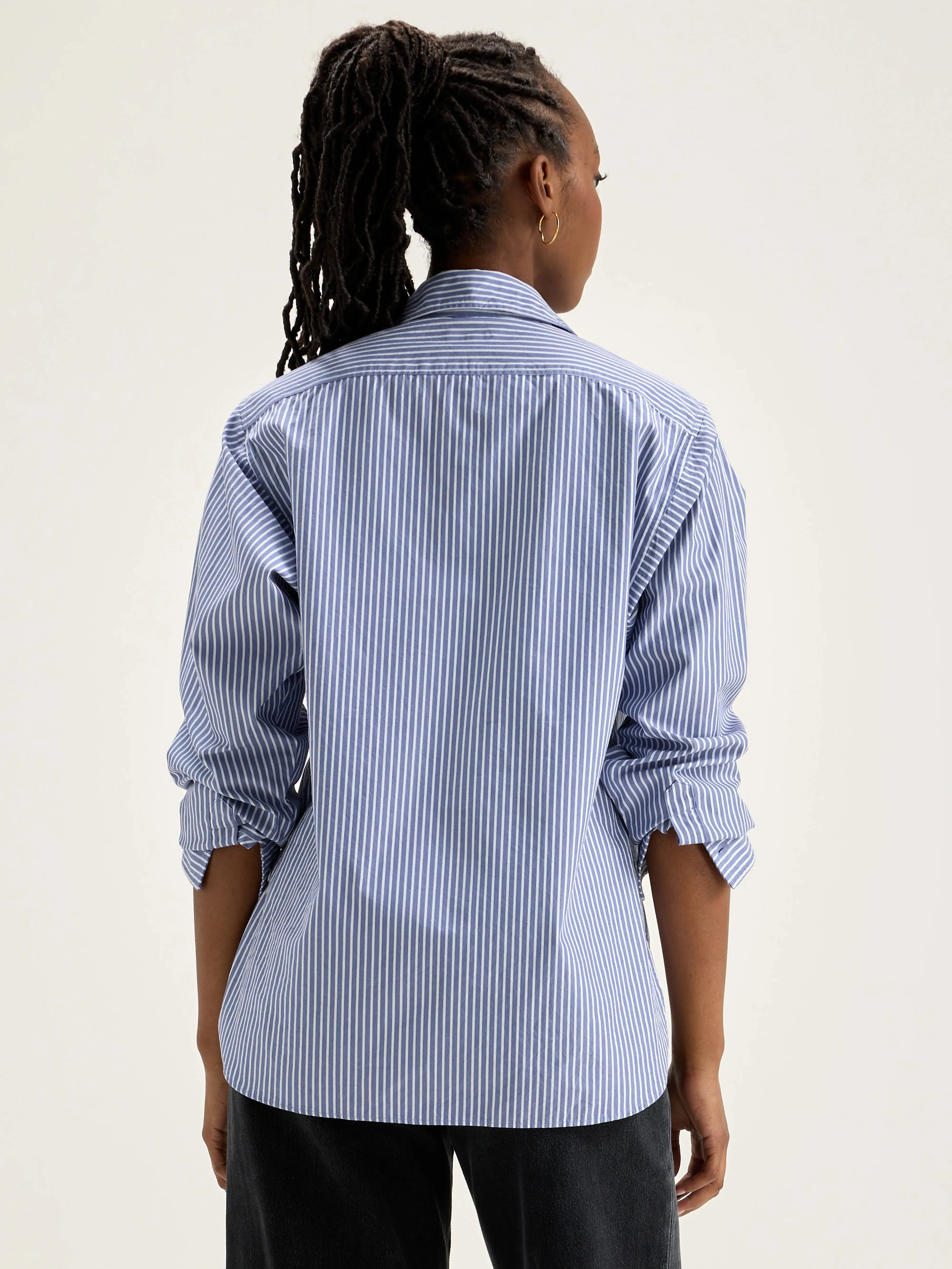 Gedeon poplin shirt (242 / W / STRIPE K) sold by Bellrose product image thumbnail 4