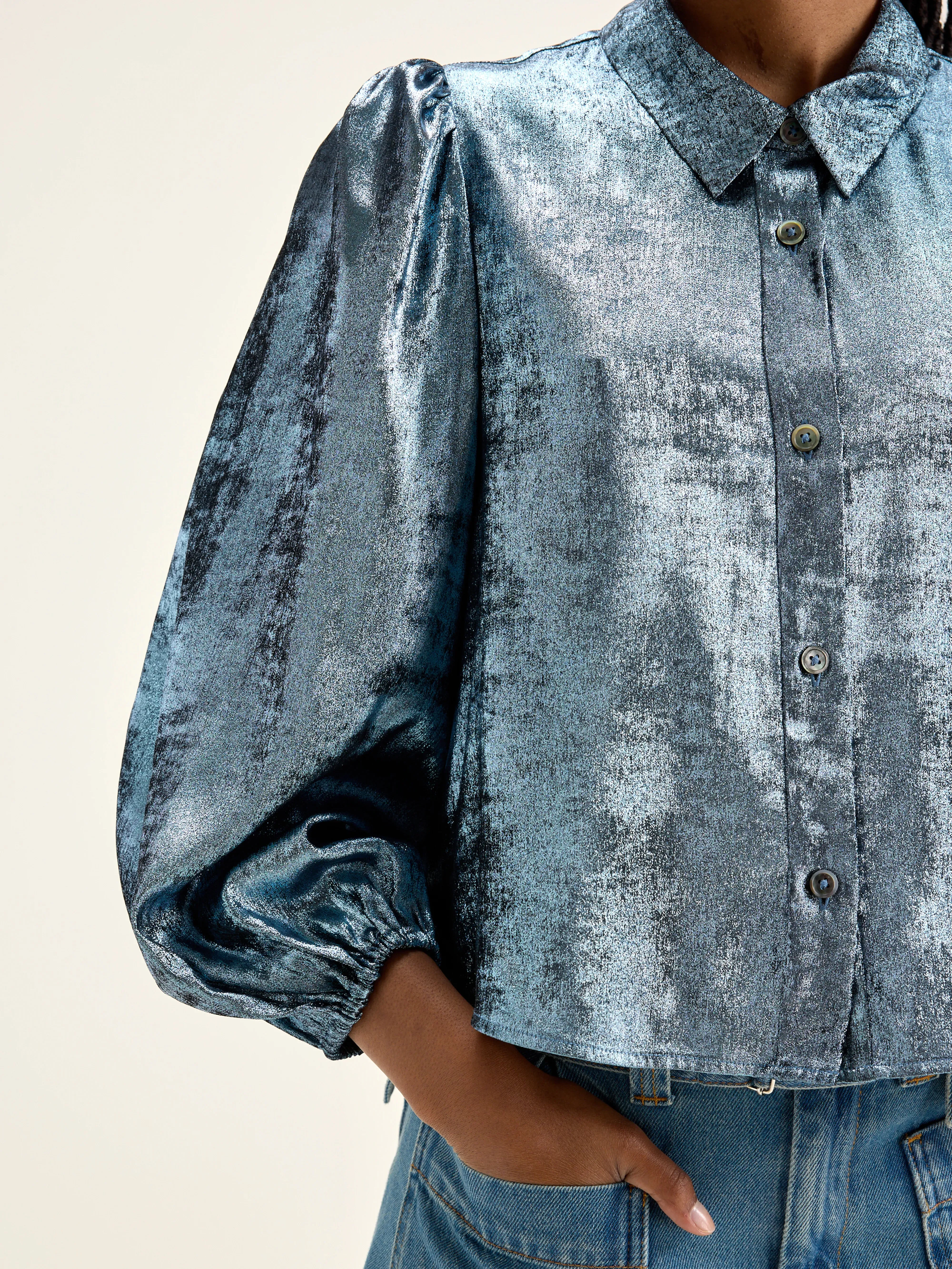 Howland classic blouse (242 / W / ACIER) sold by Bellrose product image thumbnail 5