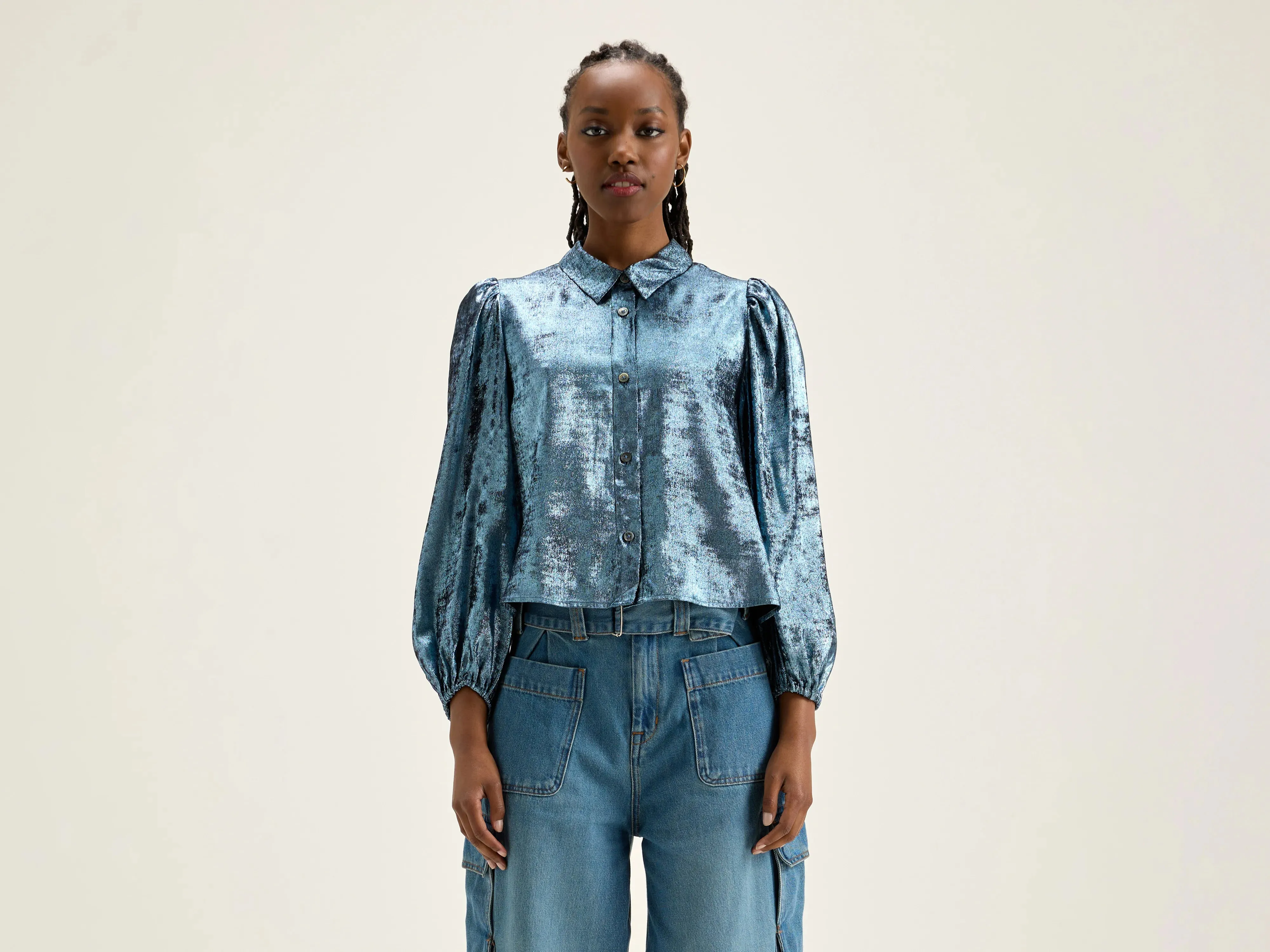 Howland classic blouse (242 / W / ACIER) sold by Bellrose