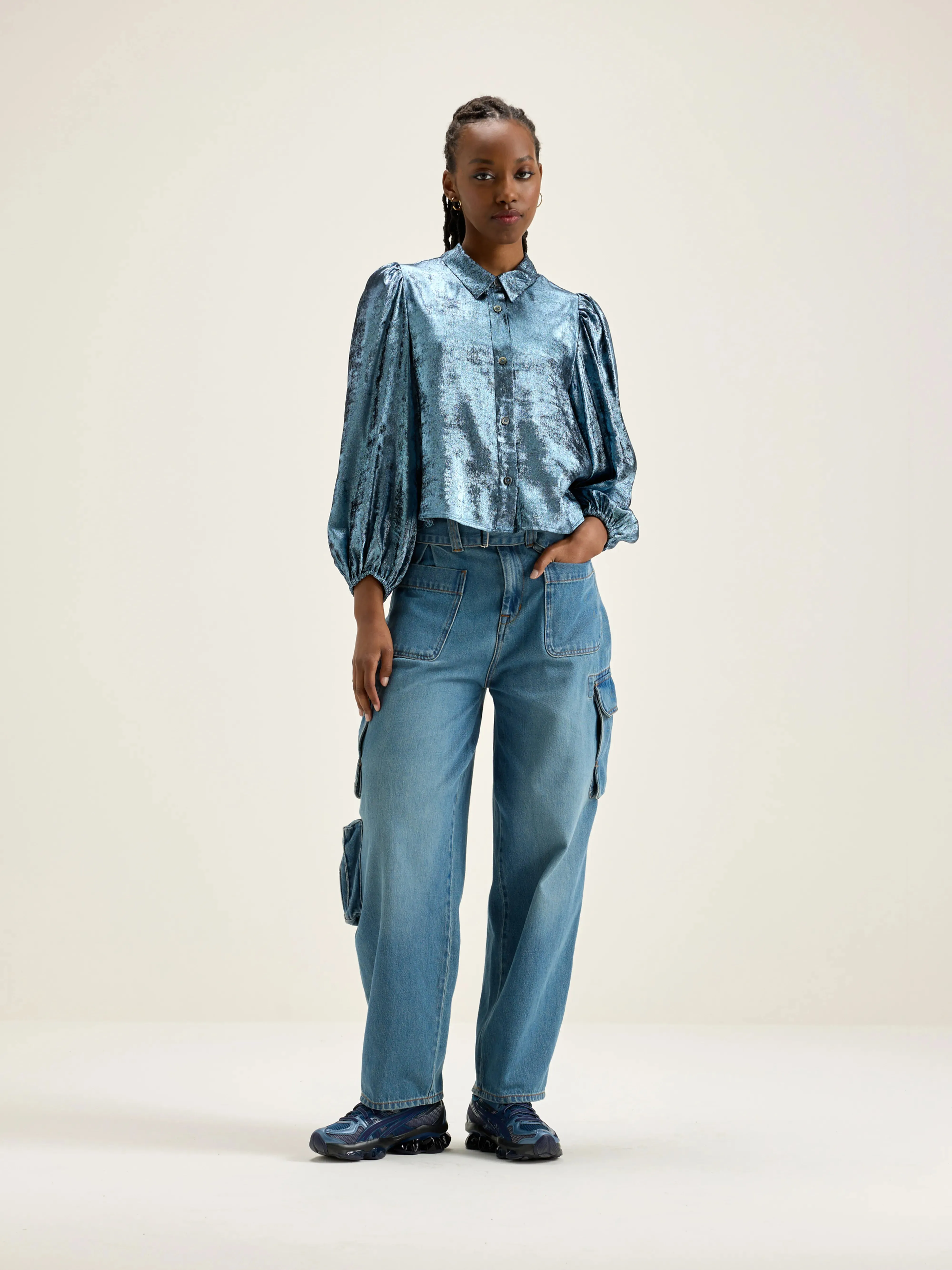 Howland classic blouse (242 / W / ACIER) sold by Bellrose product image thumbnail 4