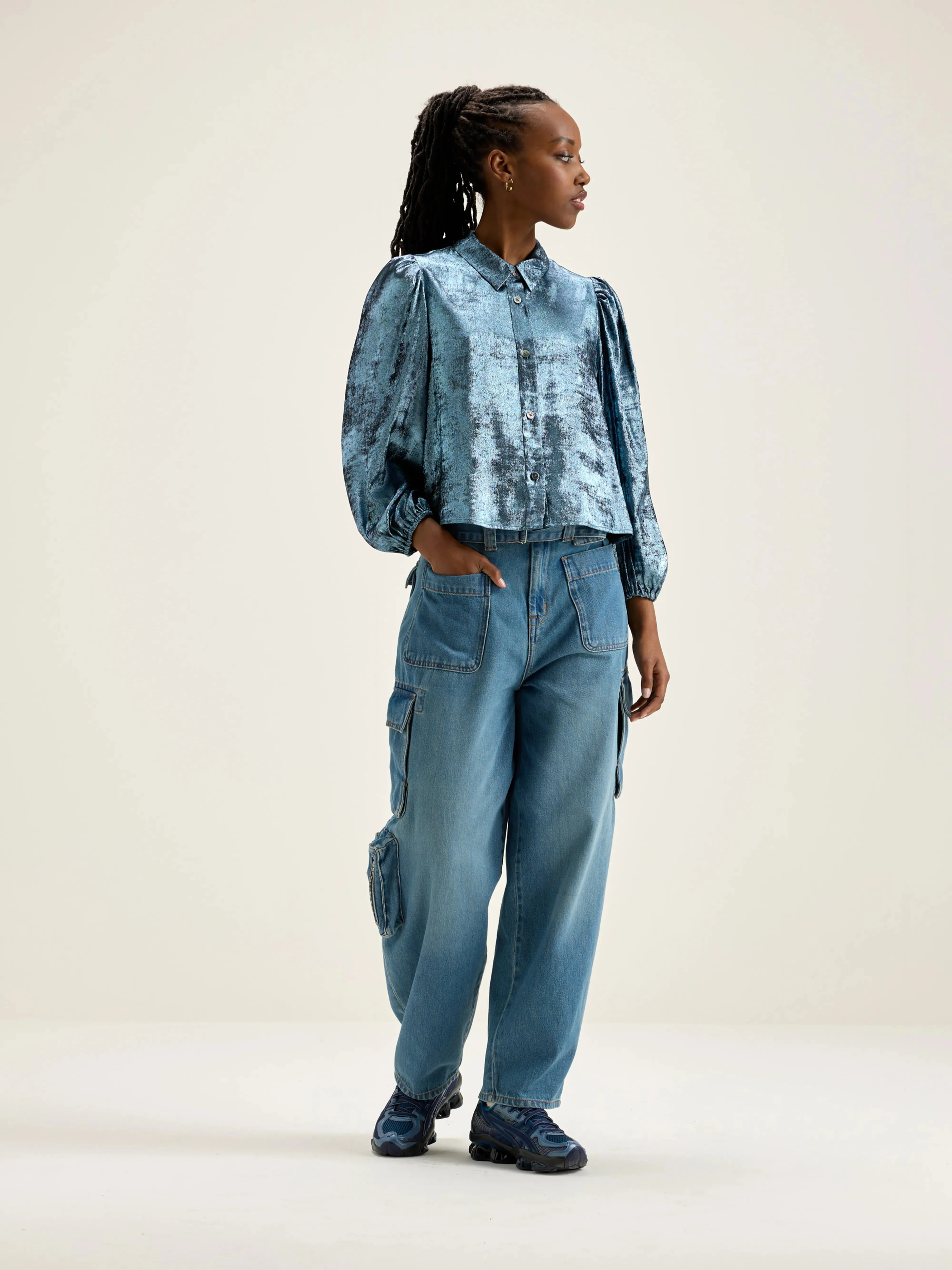 Howland classic blouse (242 / W / ACIER) sold by Bellrose product image thumbnail 3