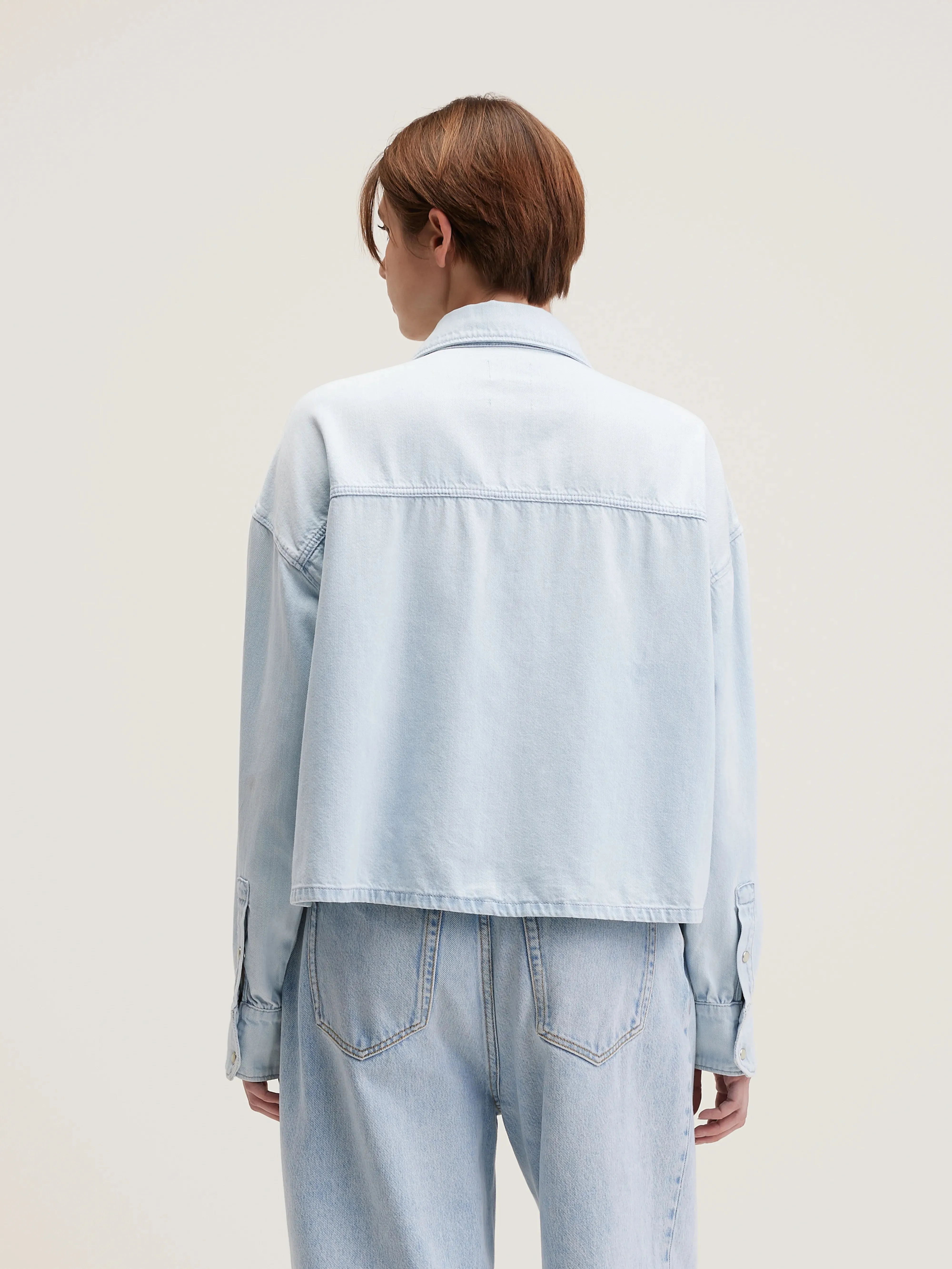 Polar cropped shirt (242 / W / USED LT BLUE) sold by Bellrose product image thumbnail 4