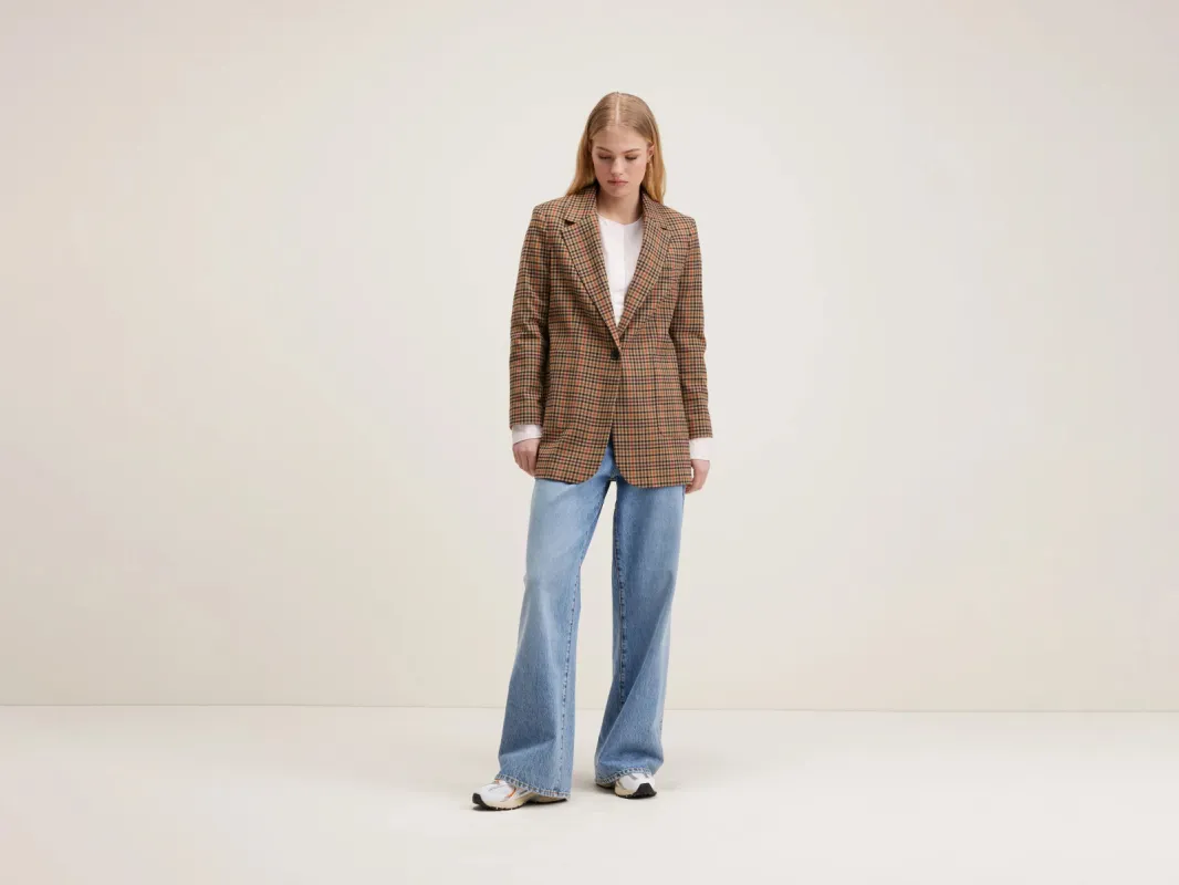 Vittore straight blazer (242 / W / CHECK A) sold by Bellrose