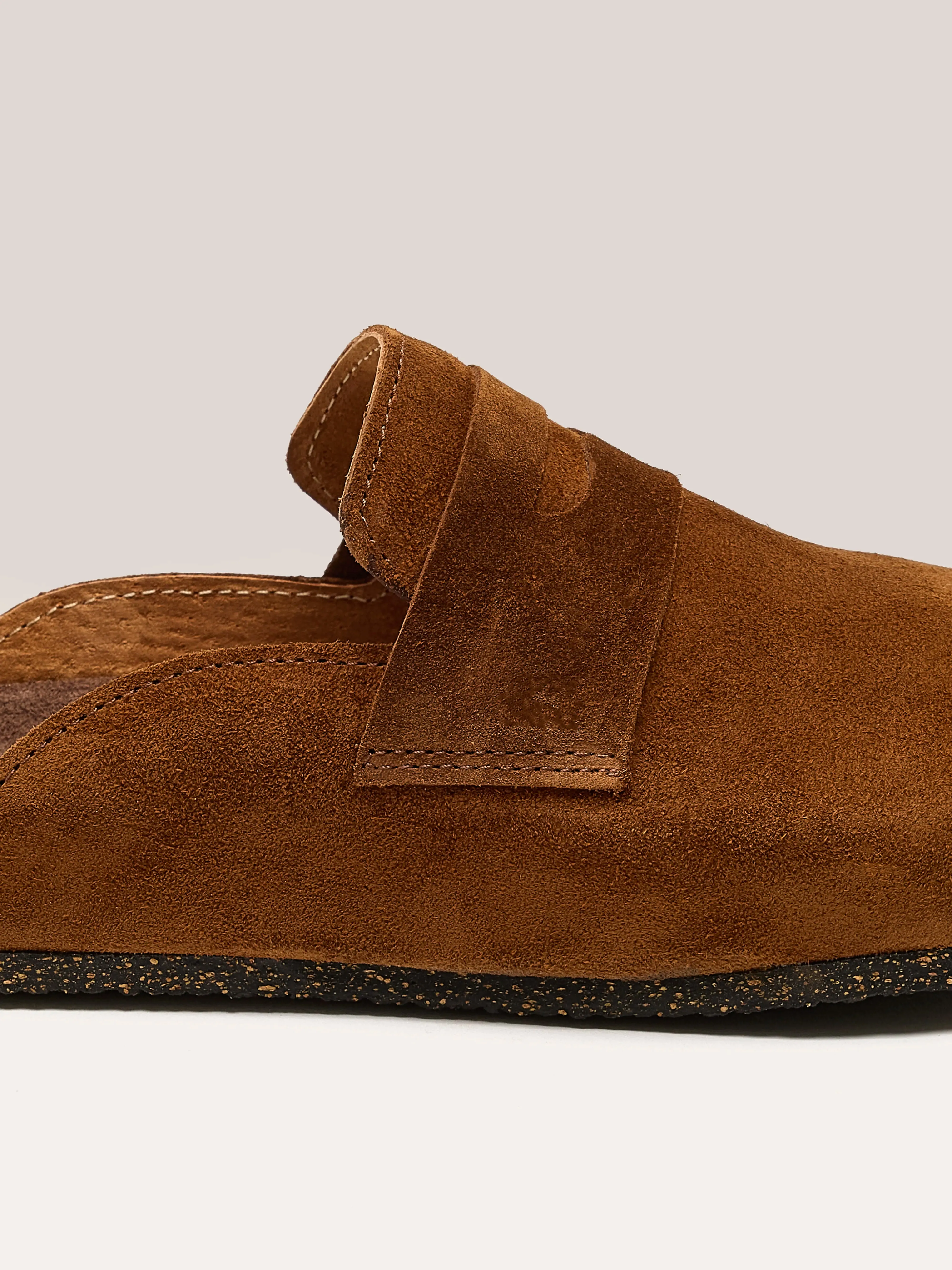 Cognac Velour Clogs (242 / W / COGNAC) sold by Bellrose product image thumbnail 5