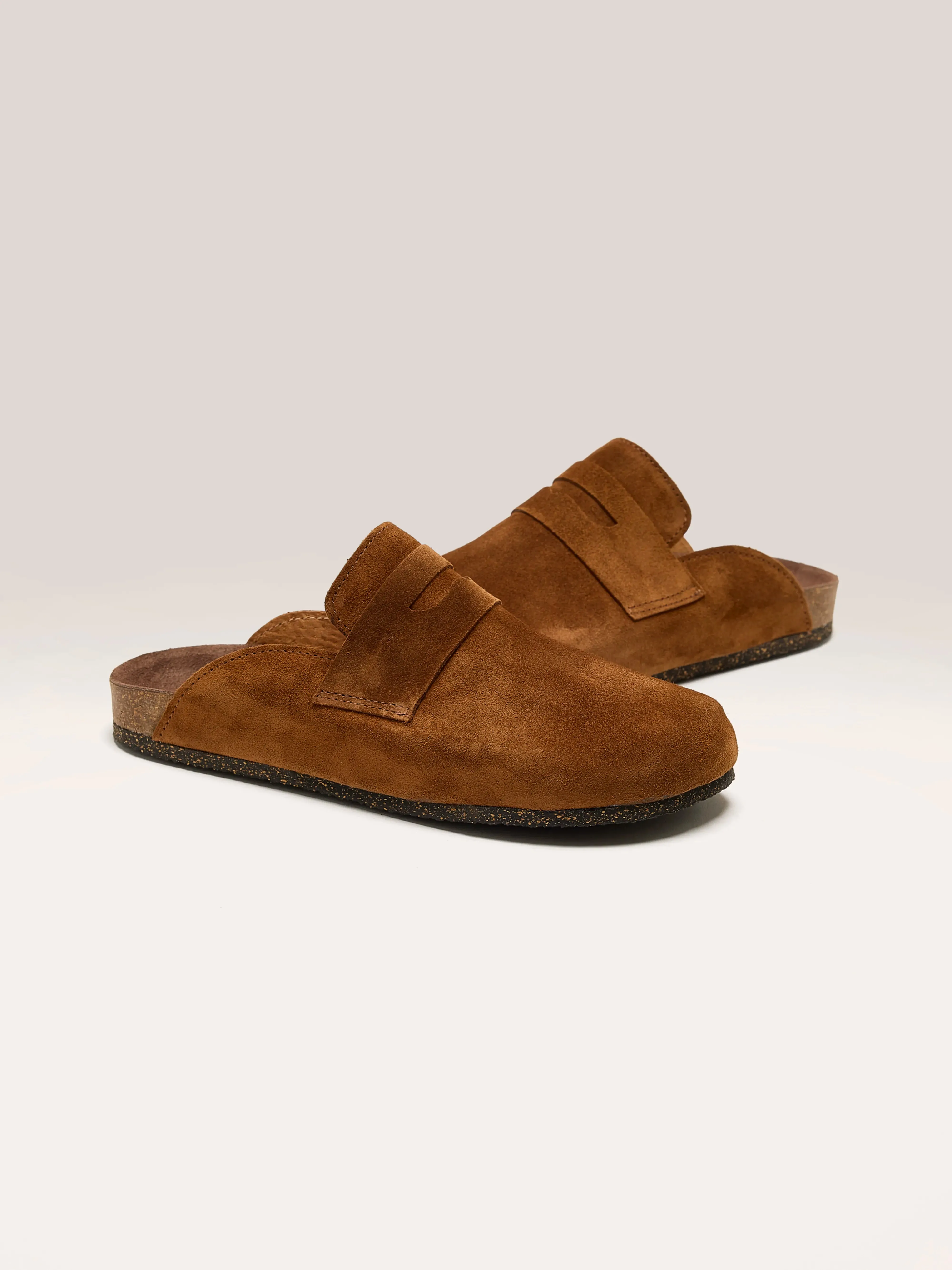 Cognac Velour Clogs (242 / W / COGNAC) sold by Bellrose product image thumbnail 3