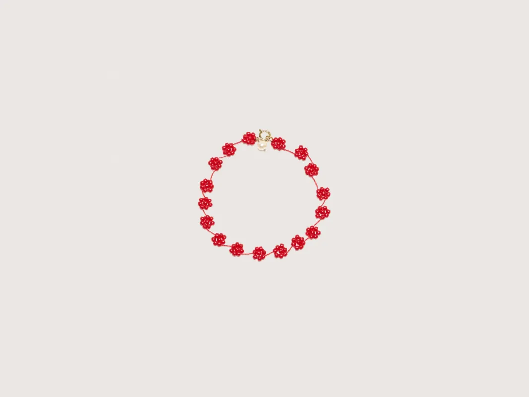 Fiori N° 24 Bracelet (242 / W / RED) sold by Bellrose