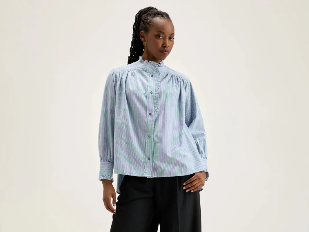 Claudia striped blouse (242 / W / STRIPE A) sold by Bellrose
