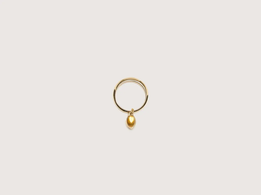 Citrine Drop Ring (242 / W / GOLD) sold by Bellrose
