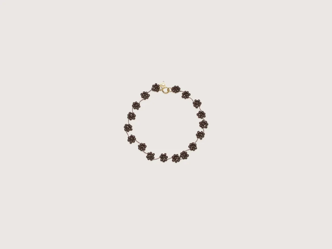 Fiori N° 09 Bracelet (242 / W / DARK BROWN) sold by Bellrose