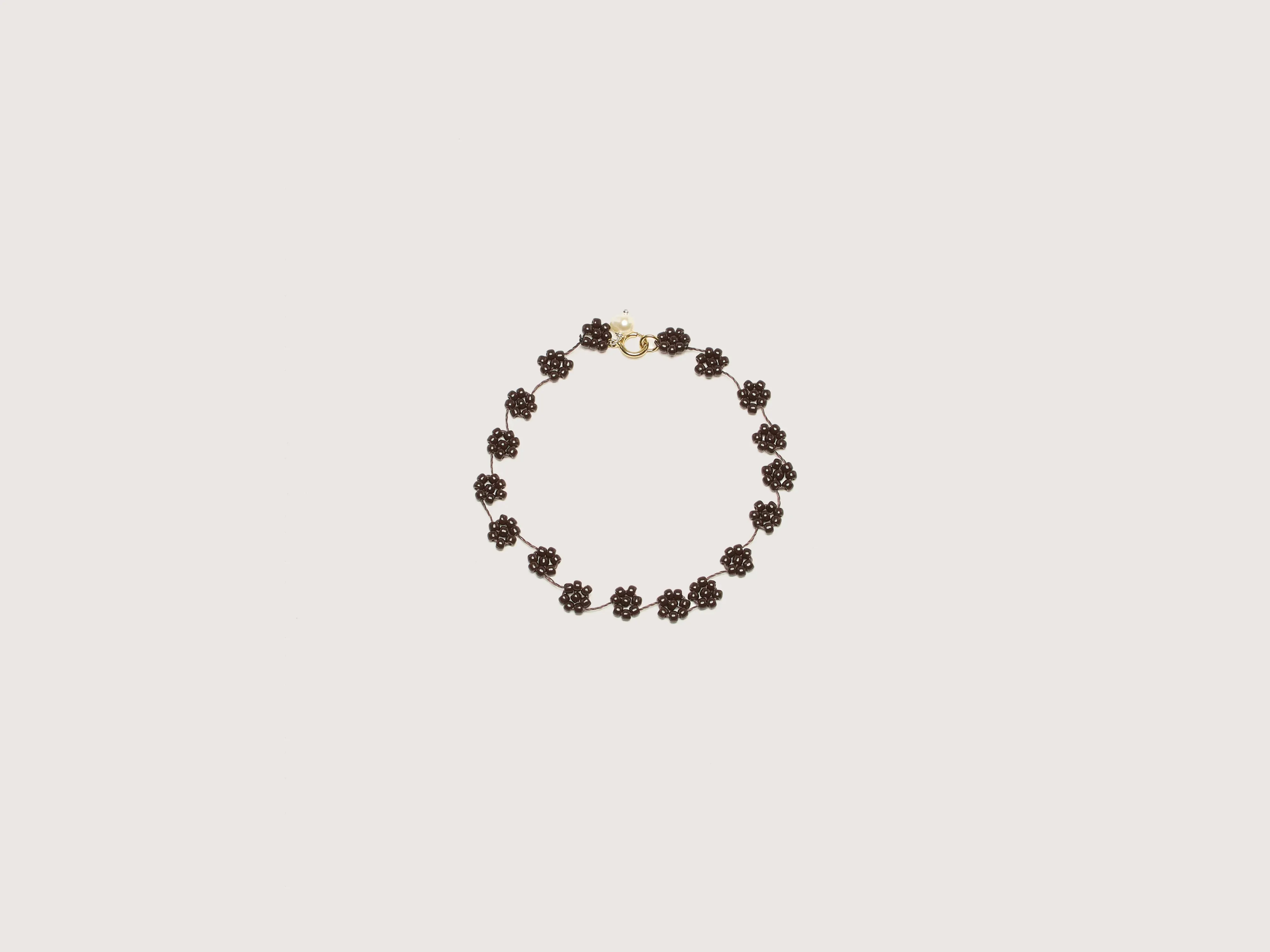 Fiori N° 09 Bracelet (242 / W / DARK BROWN) sold by Bellrose