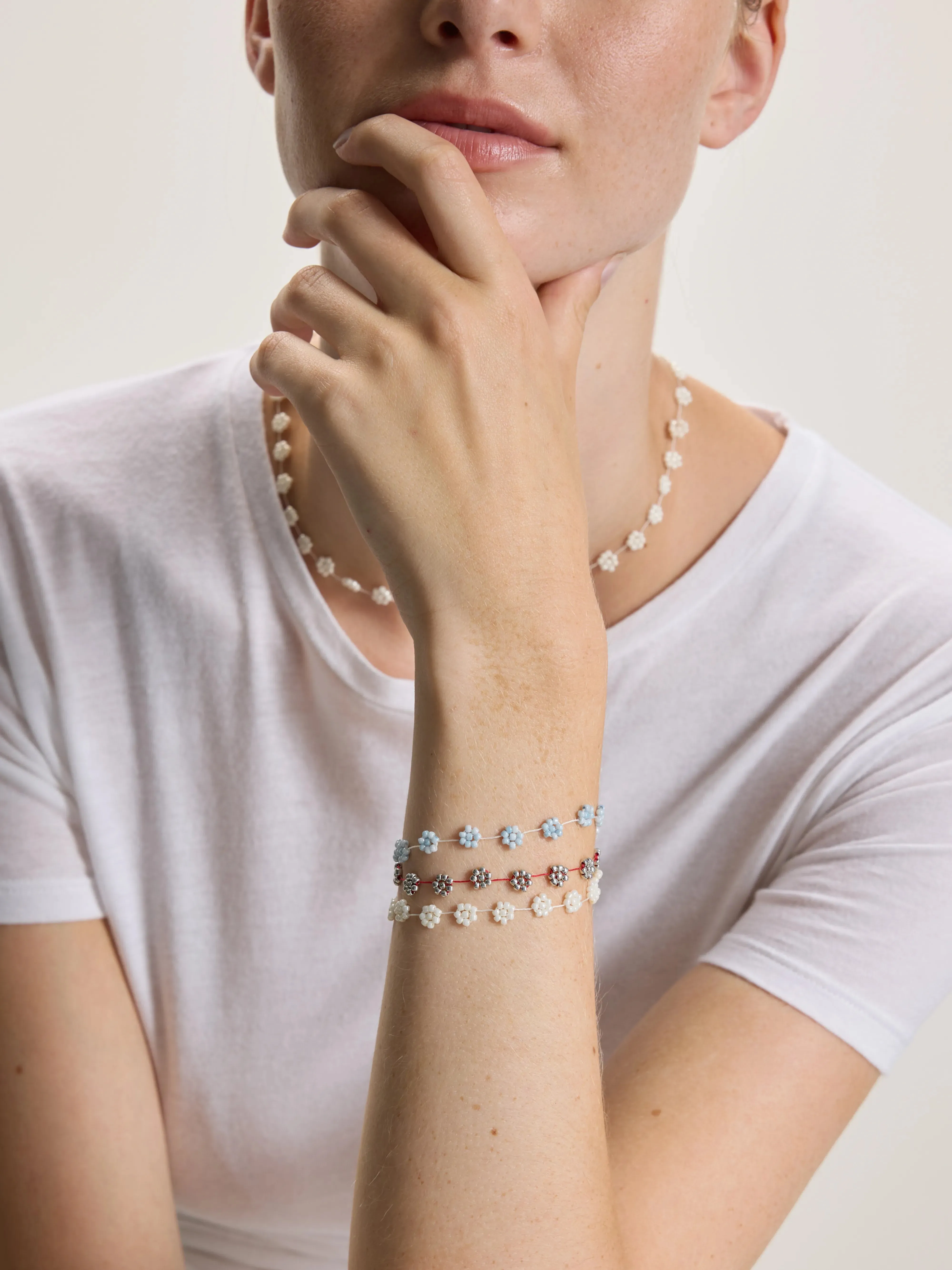 Fiori N° 27 Bracelet (242 / W / RED) sold by Bellrose product image thumbnail 5