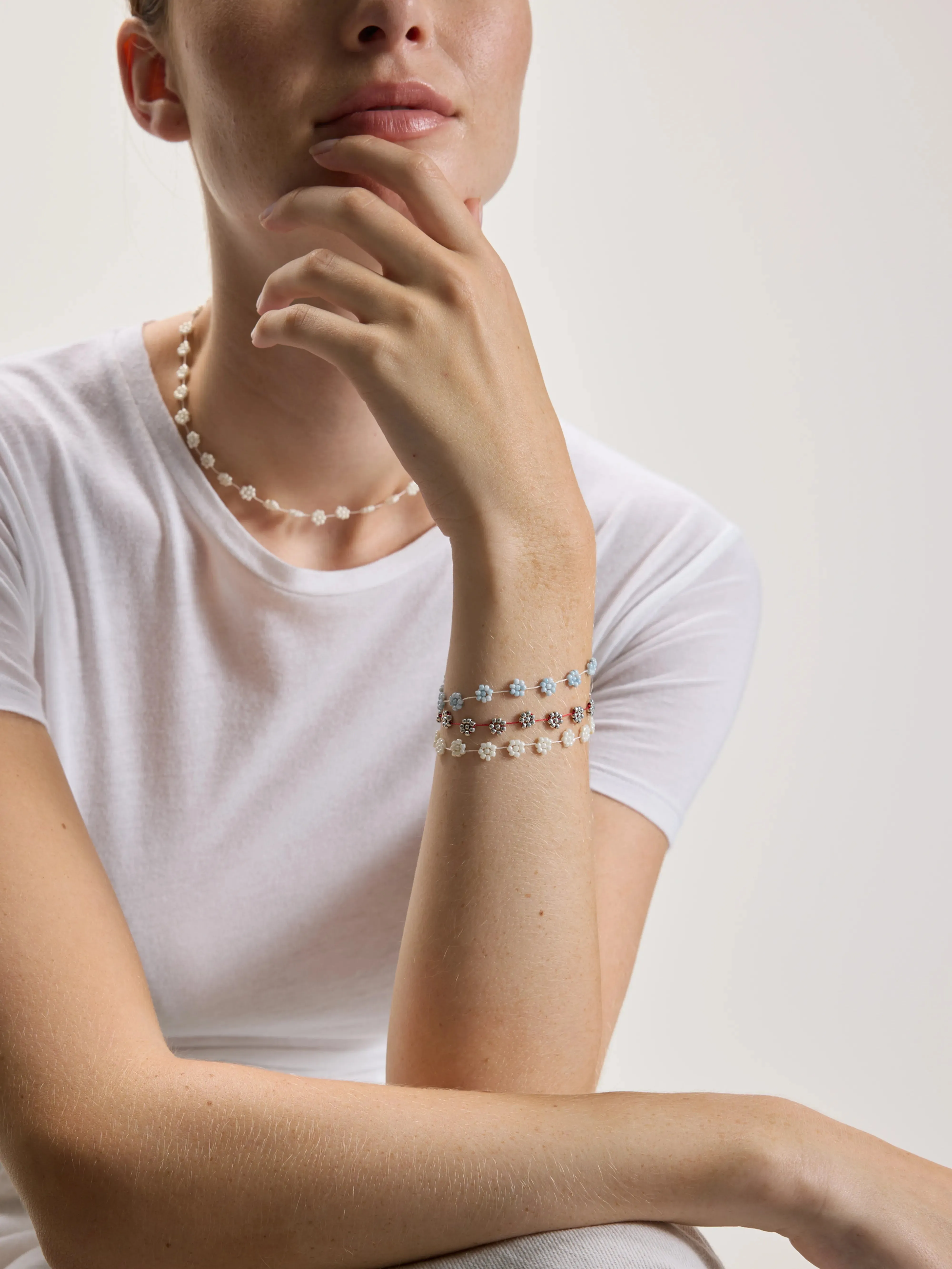 Fiori N° 01 Bracelet (242 / W / WHITE) sold by Bellrose product image thumbnail 5