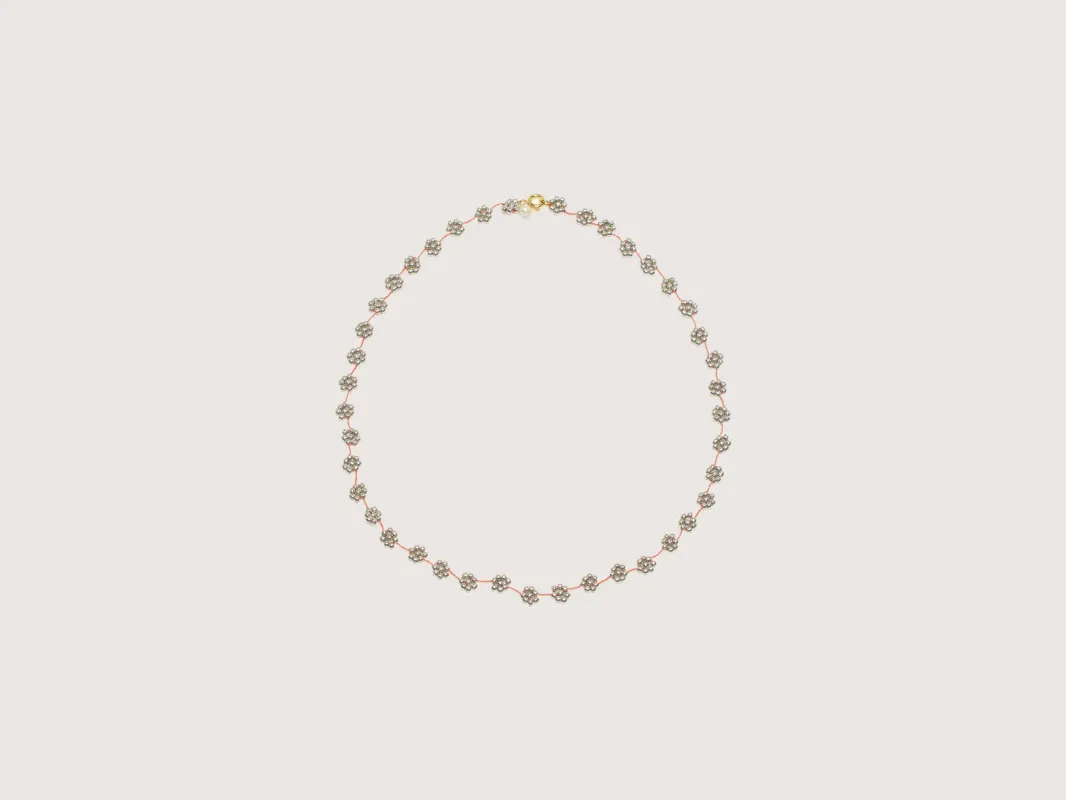 Fiori N° 27 Necklace (242 / W / RED) sold by Bellrose