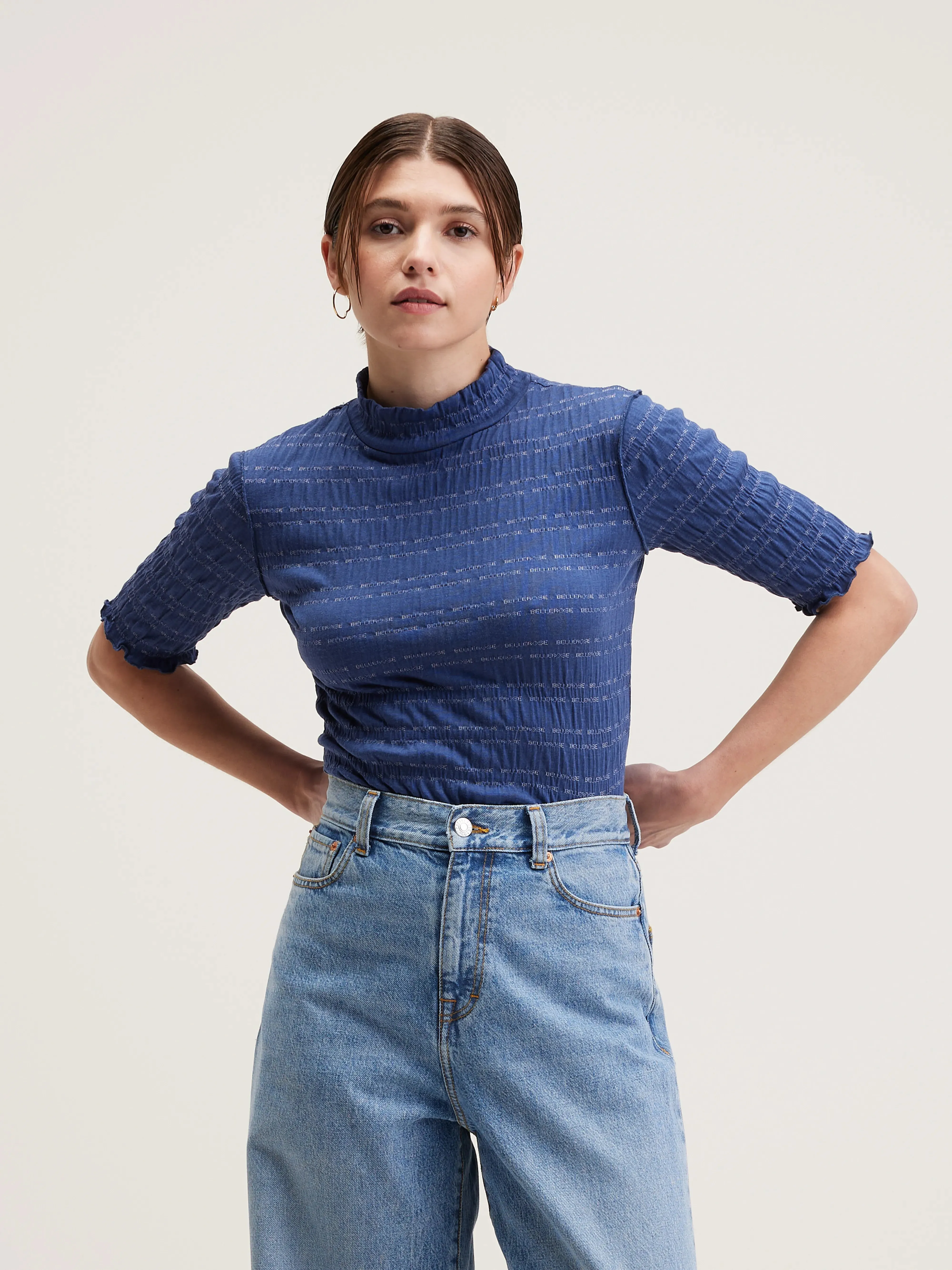 Vizsla slim t-shirt (242 / W / STRIPE B) sold by Bellrose product image thumbnail 2