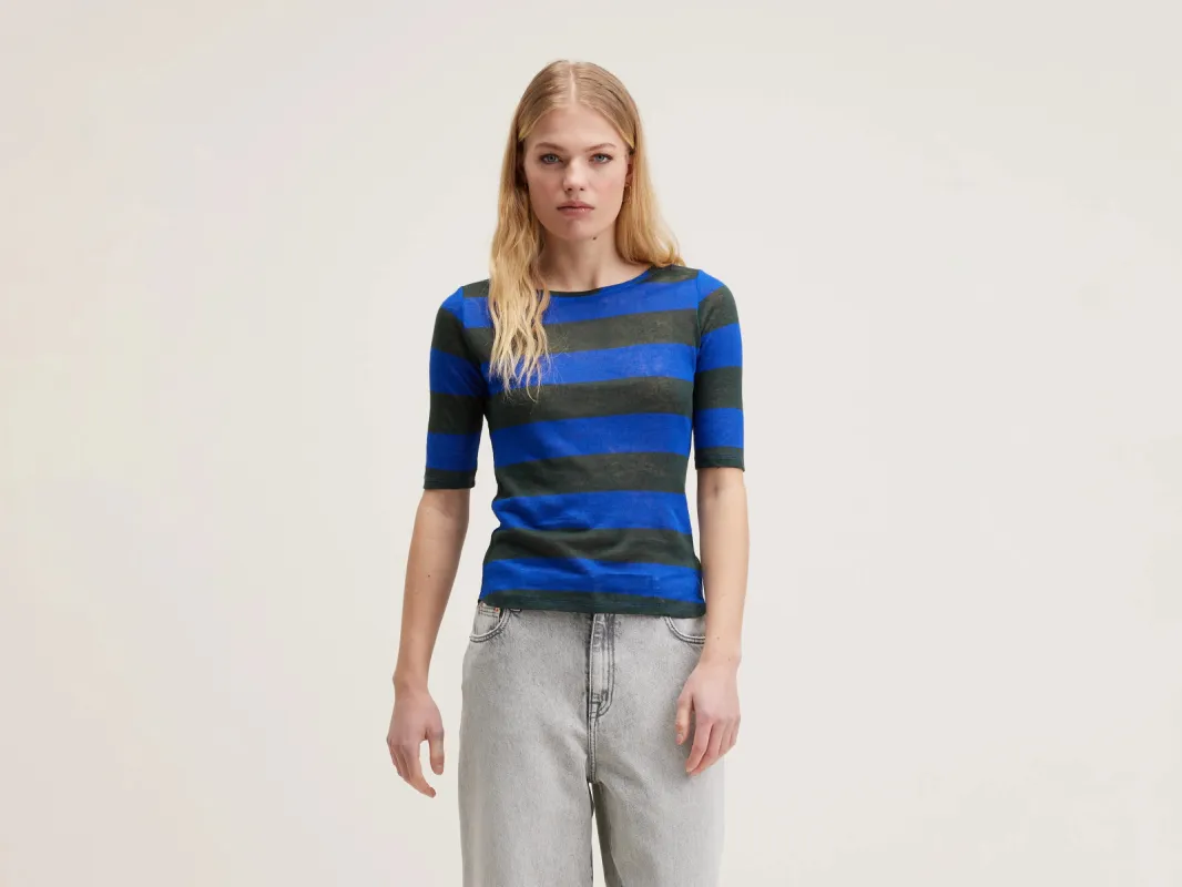 Seas slim t-shirt (242 / W / STRIPE A) sold by Bellrose