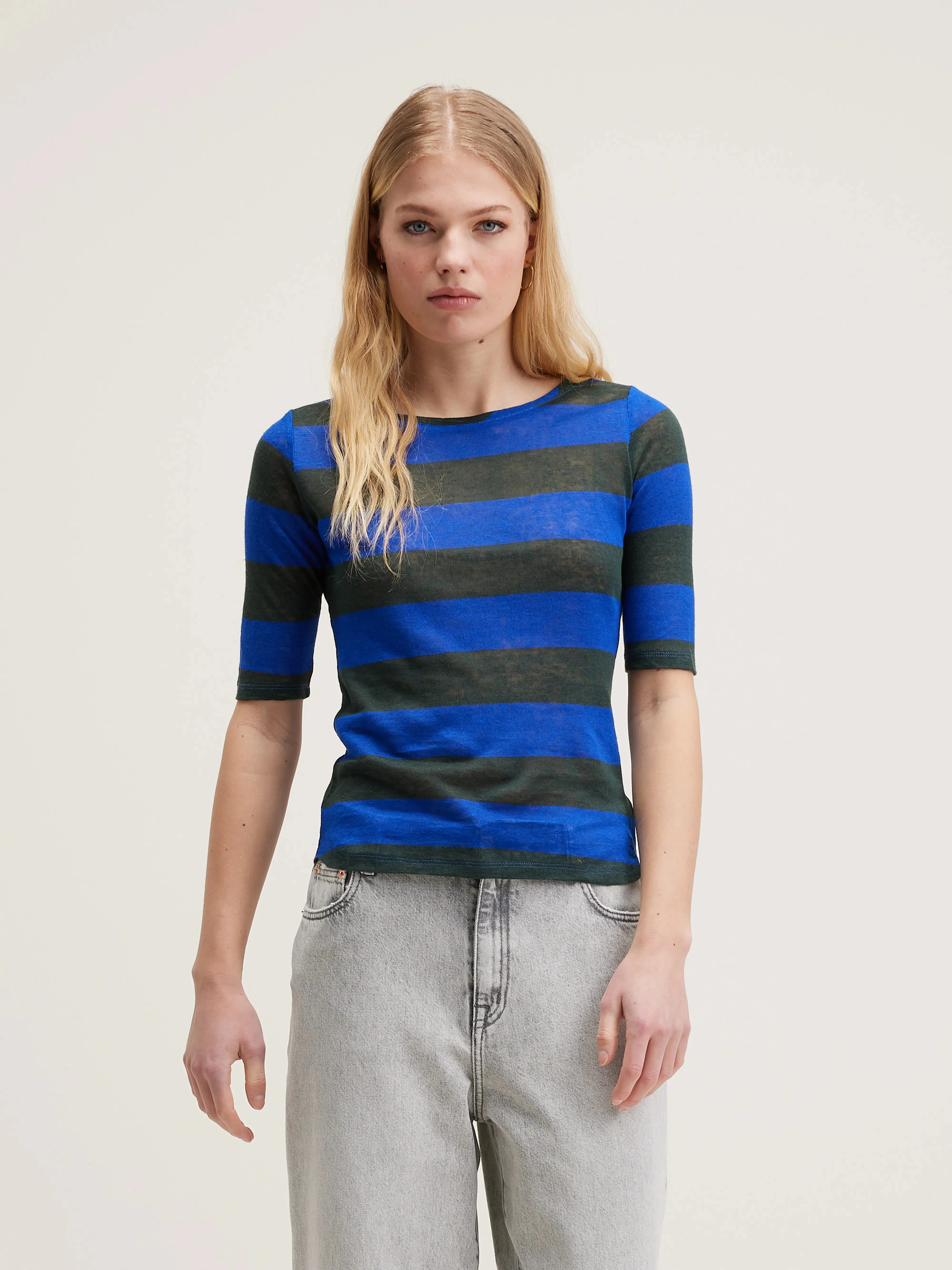 Seas slim t-shirt (242 / W / STRIPE A) sold by Bellrose product image thumbnail 2