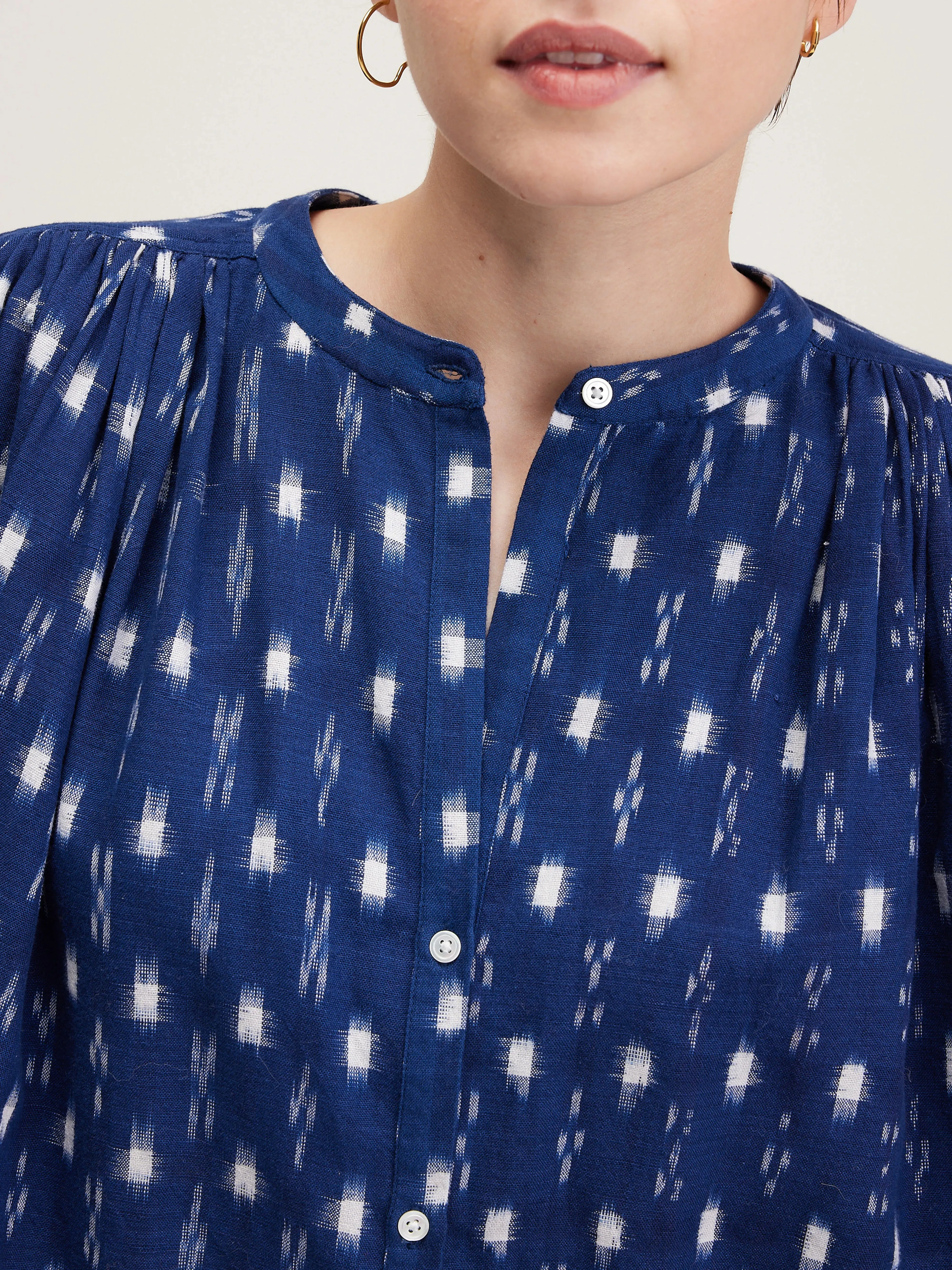 Ink cropped blouse (242 / W / COMBO A) sold by Bellrose product image thumbnail 5