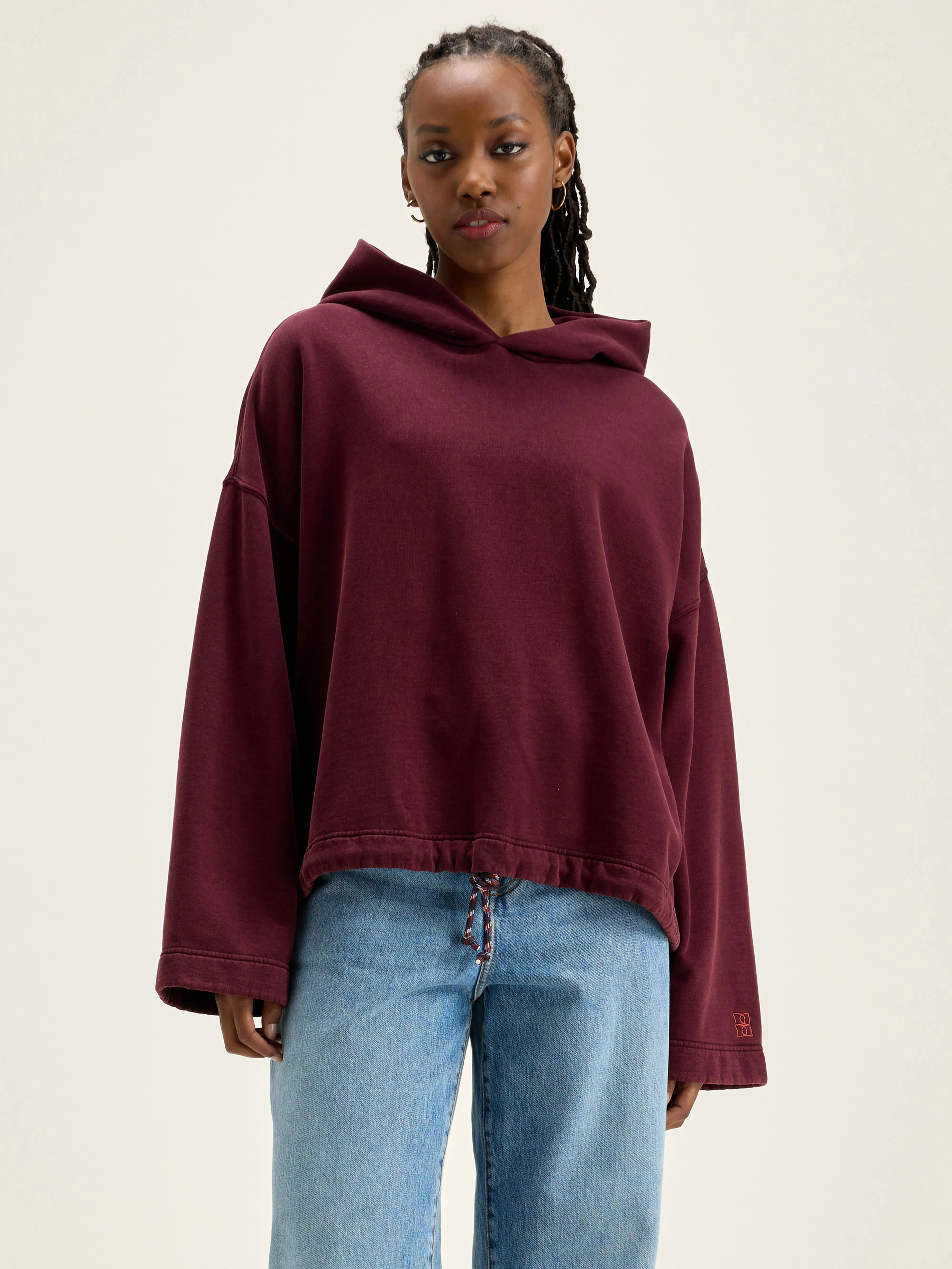 Cate hoodie (242 / W / WINE) sold by Bellrose product image thumbnail 2