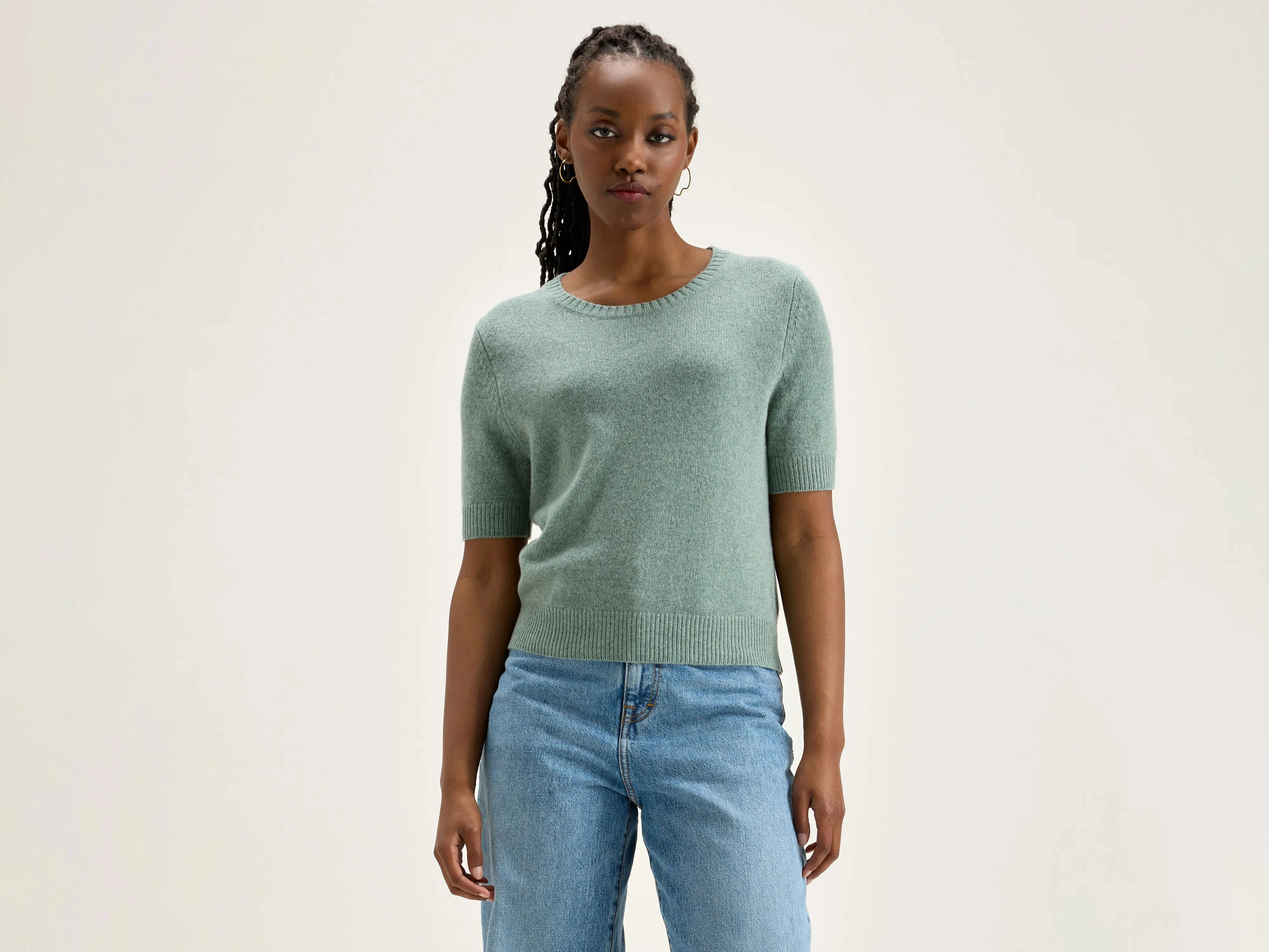 Giwco short-sleeve sweater (242 / W / RAIN BLUE) sold by Bellrose