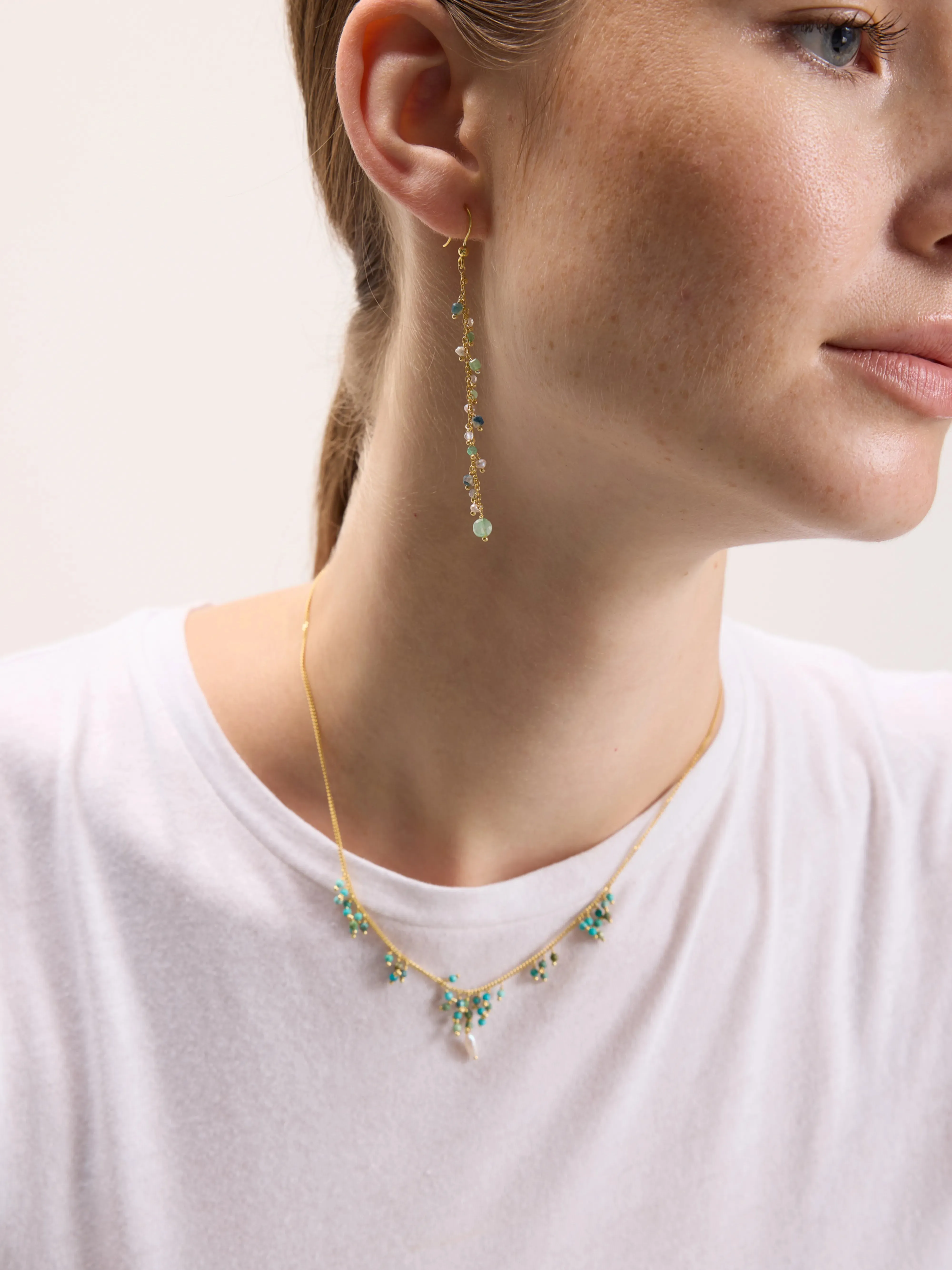 Ribes Earrings (242 / W / BLUE) sold by Bellrose product image thumbnail 3