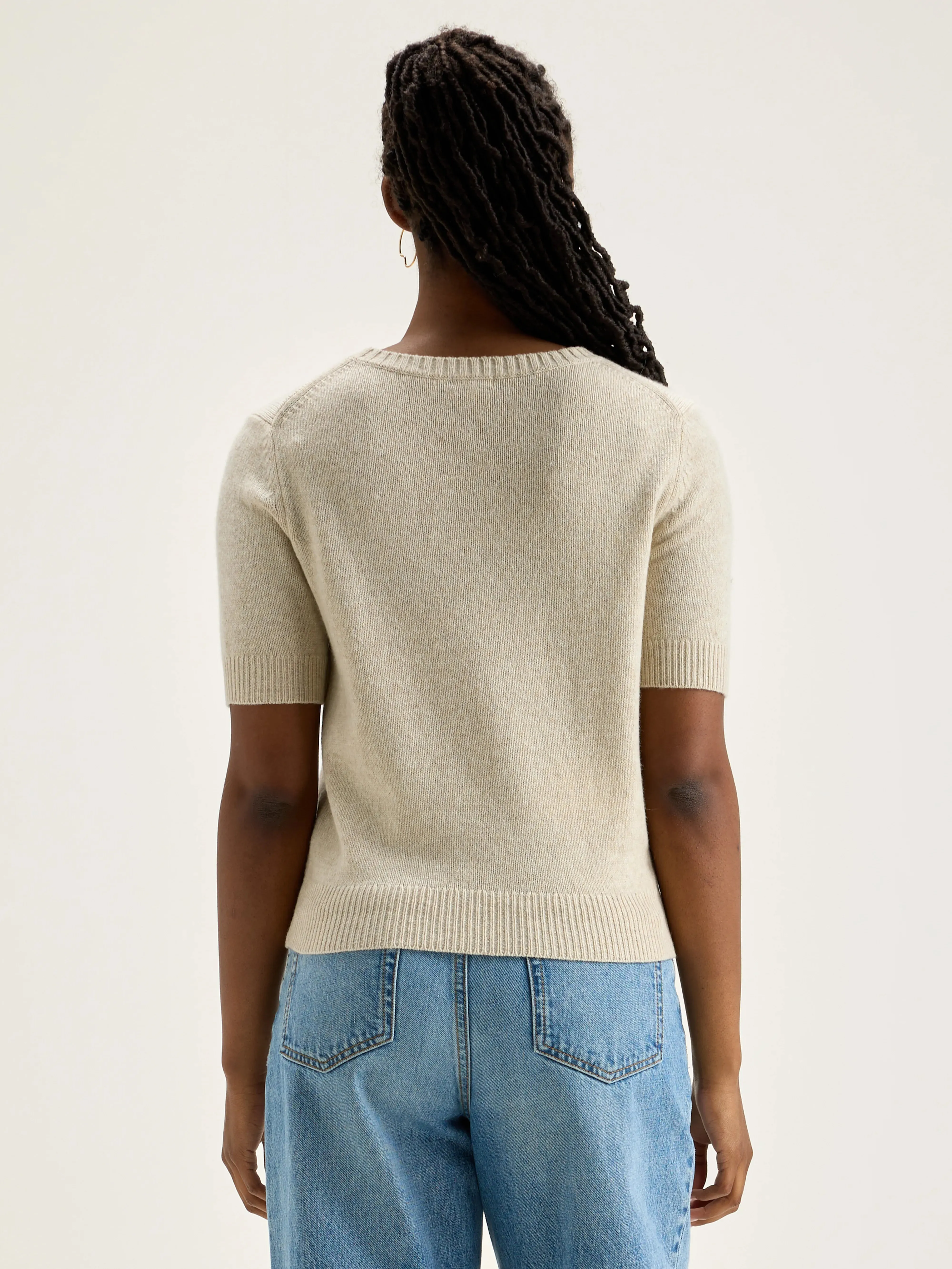 Giwco short-sleeve sweater (242 / W / SUGARCANE) sold by Bellrose product image thumbnail 4