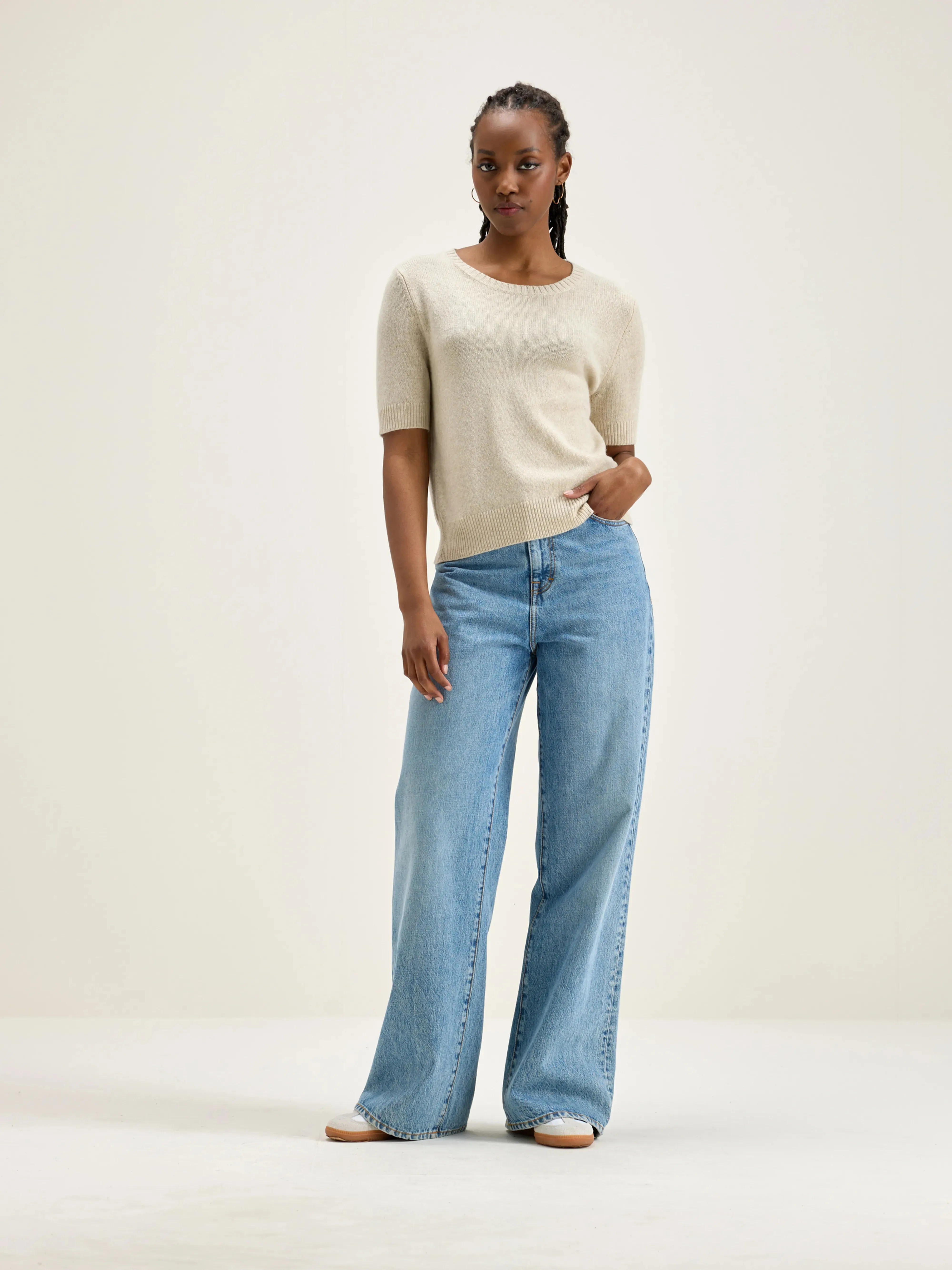 Giwco short-sleeve sweater (242 / W / SUGARCANE) sold by Bellrose product image thumbnail 3