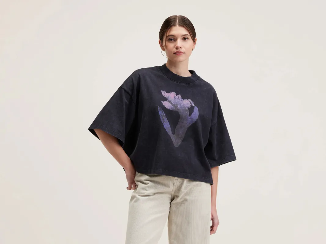 Cami short-sleeve t-shirt (242 / W / BLACK BEAUTY) sold by Bellrose