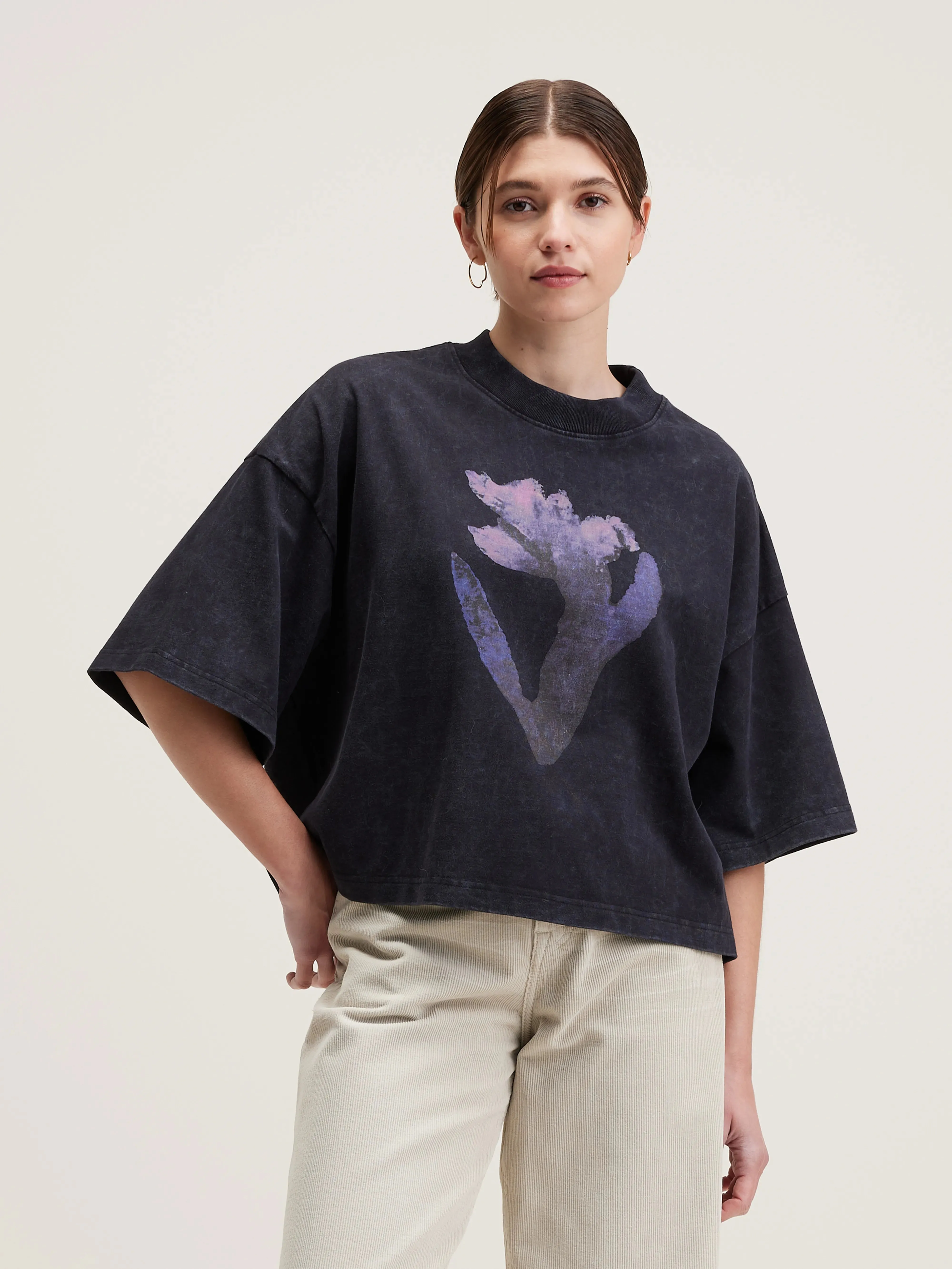 Cami short-sleeve t-shirt (242 / W / BLACK BEAUTY) sold by Bellrose product image thumbnail 2