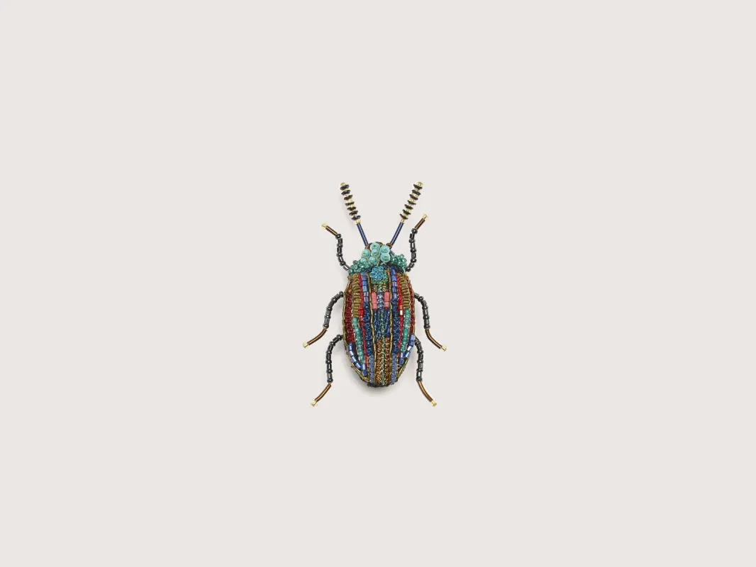 Snowdon Beetle Brooch (242 / W / MULTICOLOR) sold by Bellrose