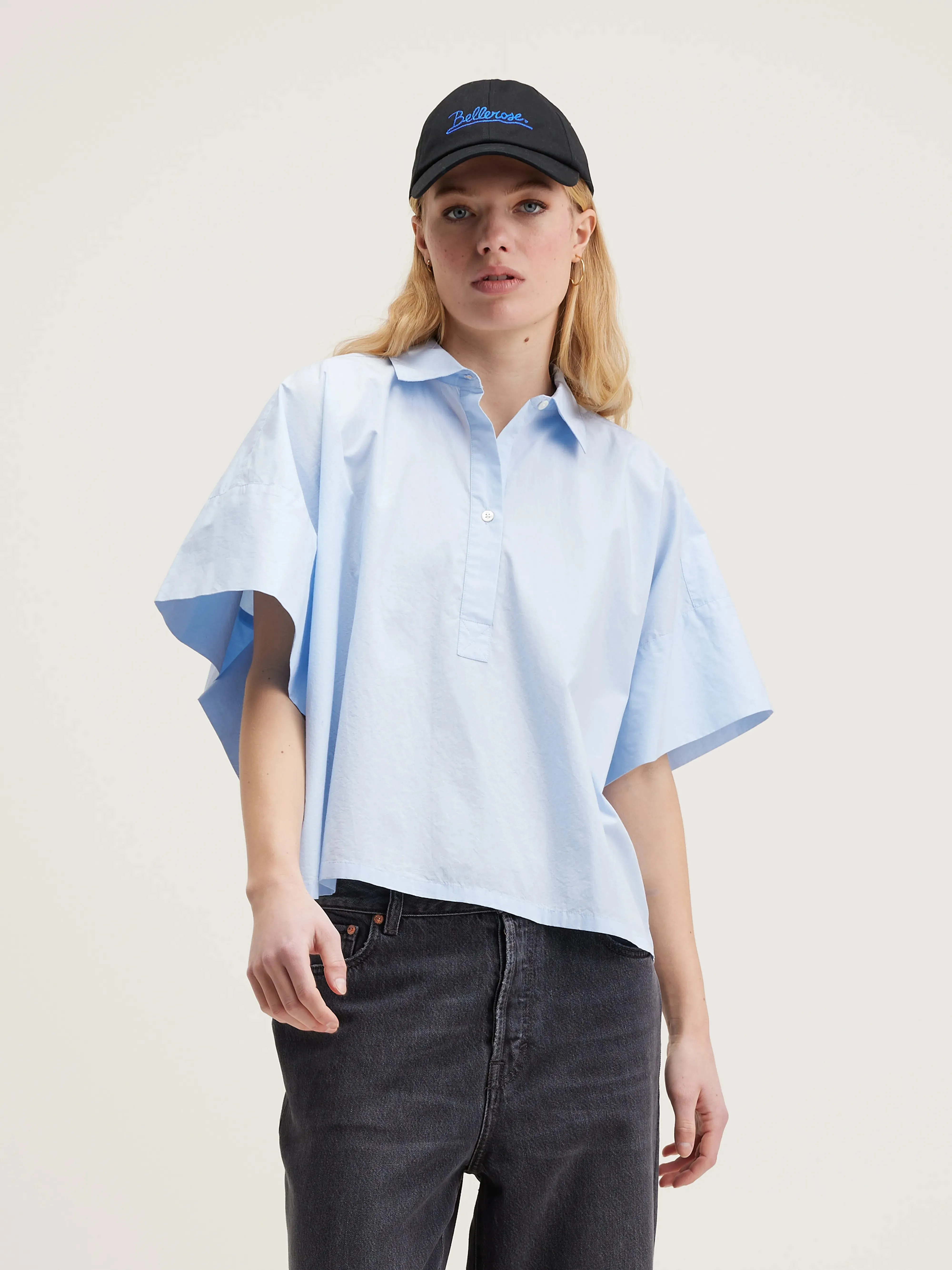 Cairn short-sleeve shirt (242 / W / CIEL) sold by Bellrose product image thumbnail 2