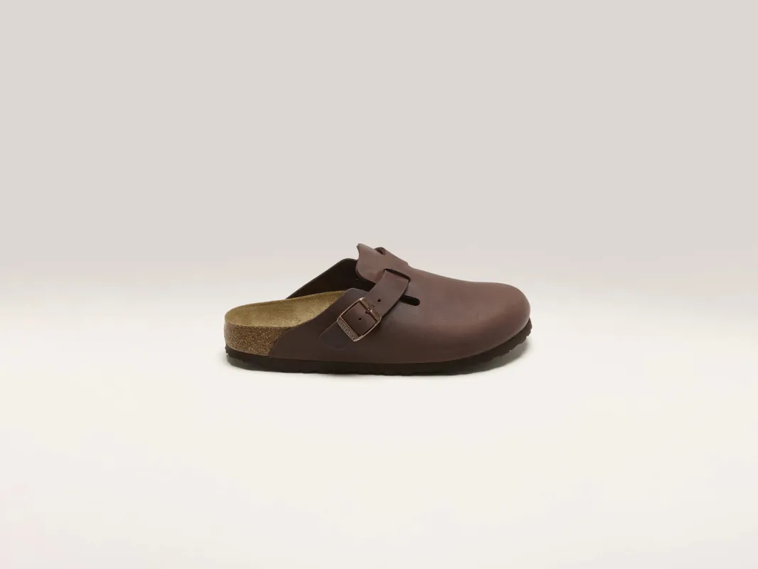 サンダル BIRKENSTOCK Birkenstock Boston Soft Footbed Taupe 560773 Birkenstock Boston Soft Footbed Suede Leather Clogs for