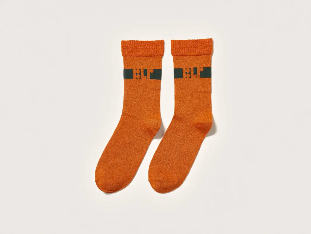 Belair socks (242 / G / YAM) made by Bellerose