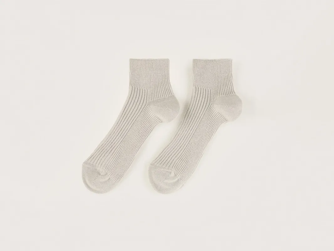 Bapis short socks (242 / W / OYSTER) sold by Bellrose