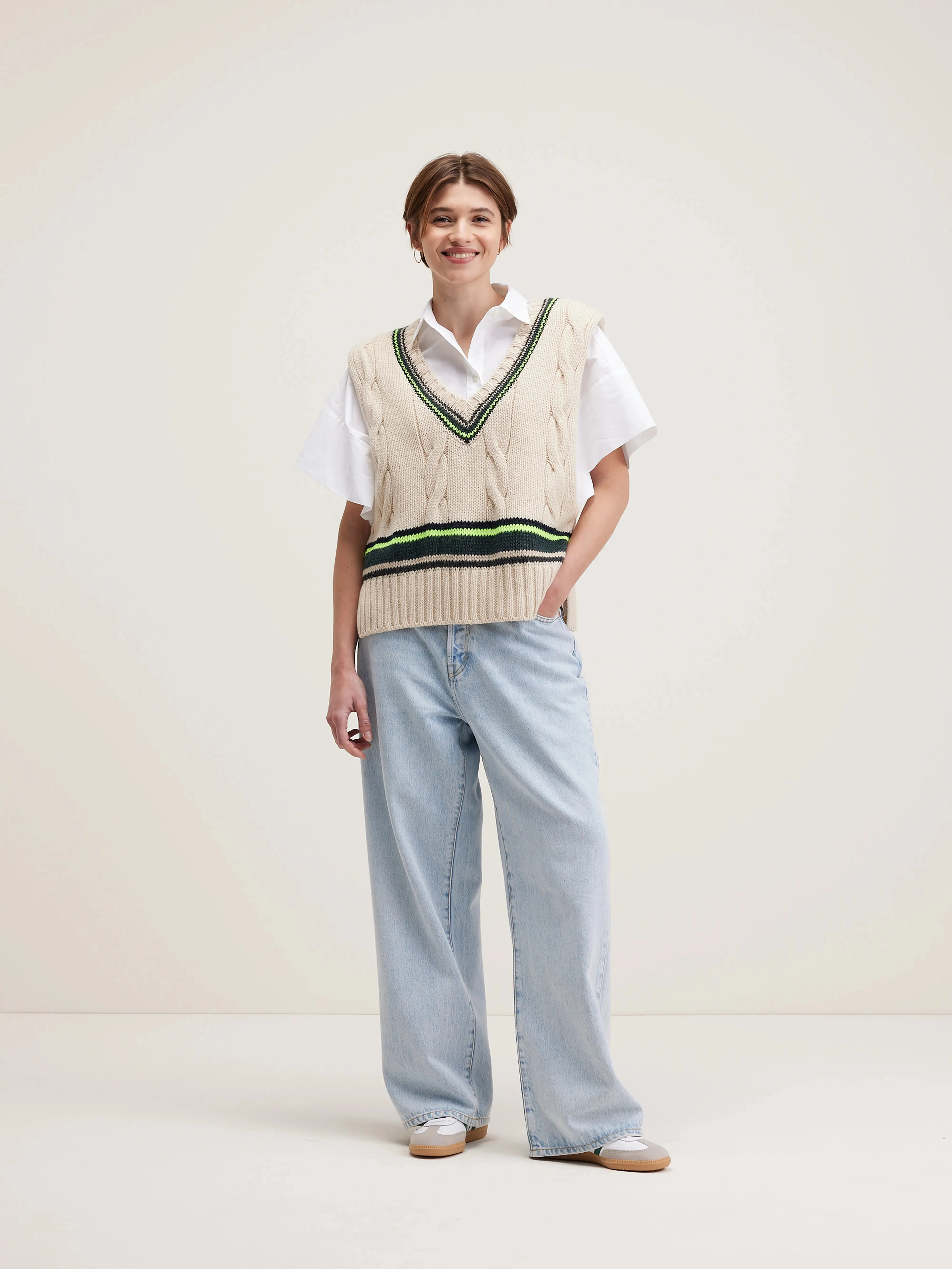 Asno sleeveless sweater (242 / W / IVORY) sold by Bellrose product image thumbnail 3