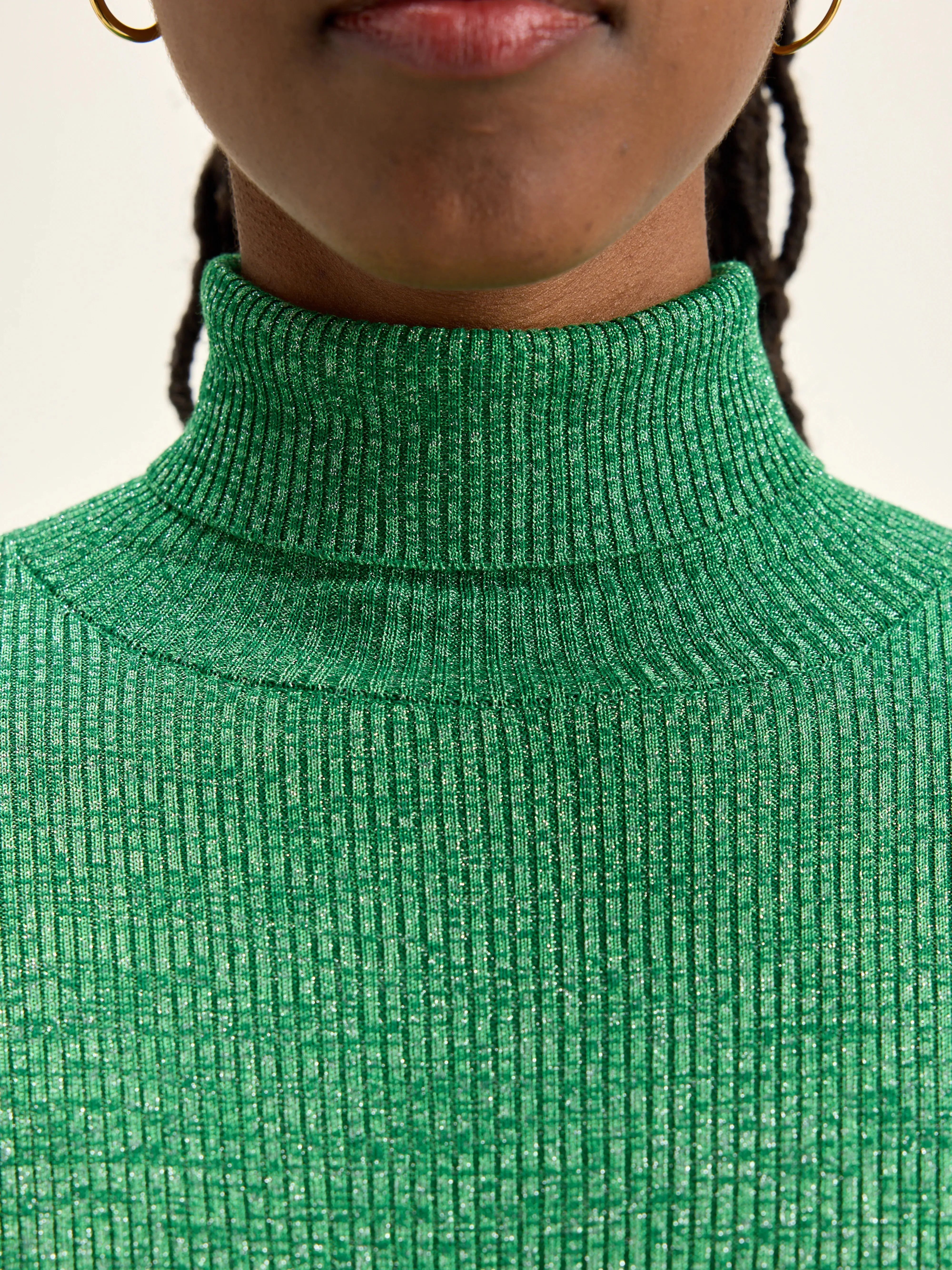Anoit turtleneck sweater (242 / W / CHLOROPHILE) sold by Bellrose product image thumbnail 5
