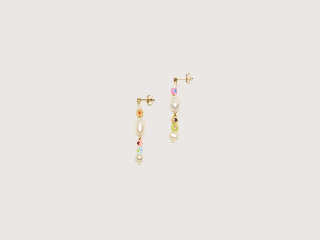 Mexi Flower Earrings  (242 / W / MULTICOLOR) sold by Bellrose