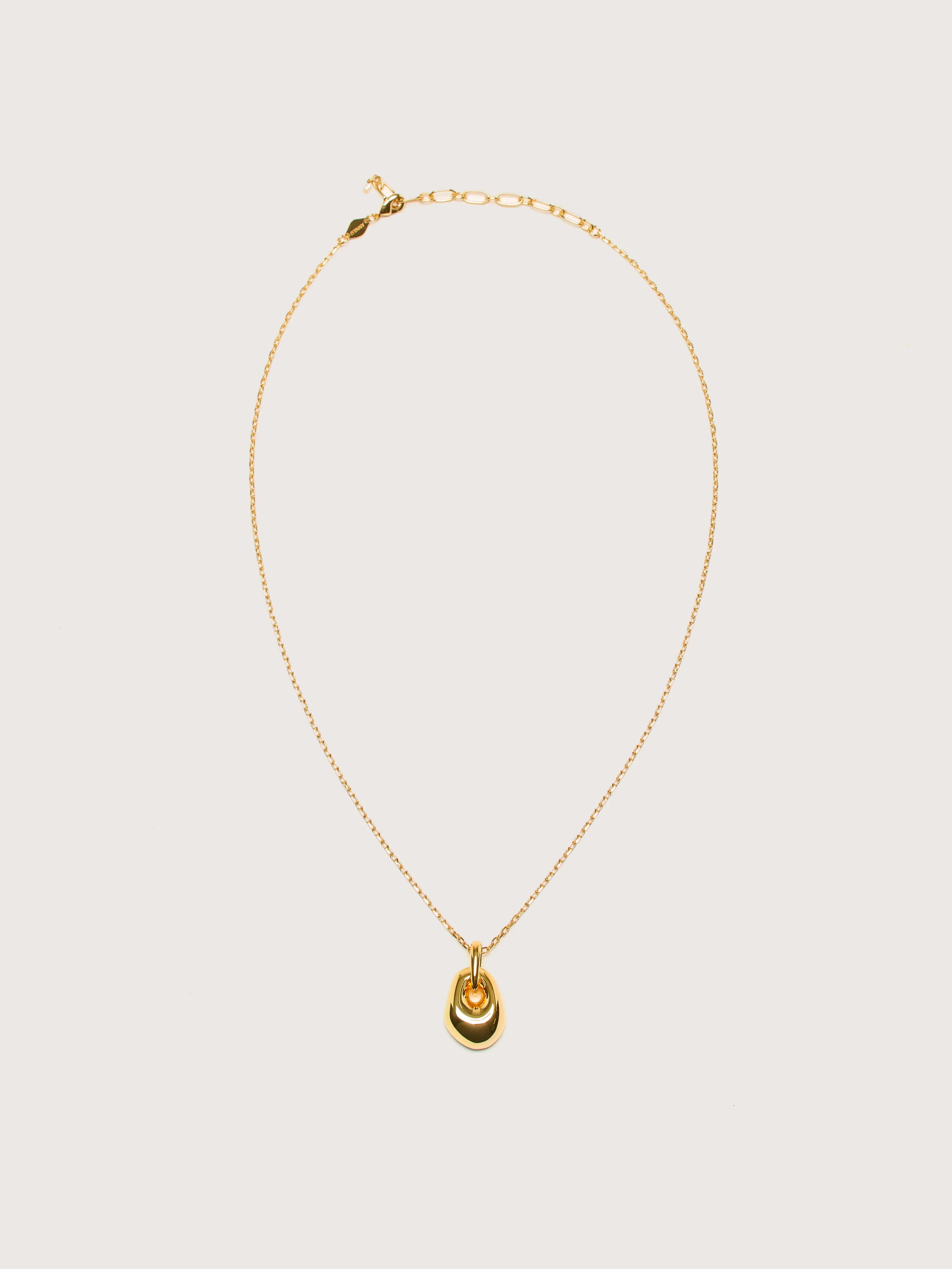 Golden Pebble Necklace (242 / W / GOLD) sold by Bellrose product image thumbnail 2