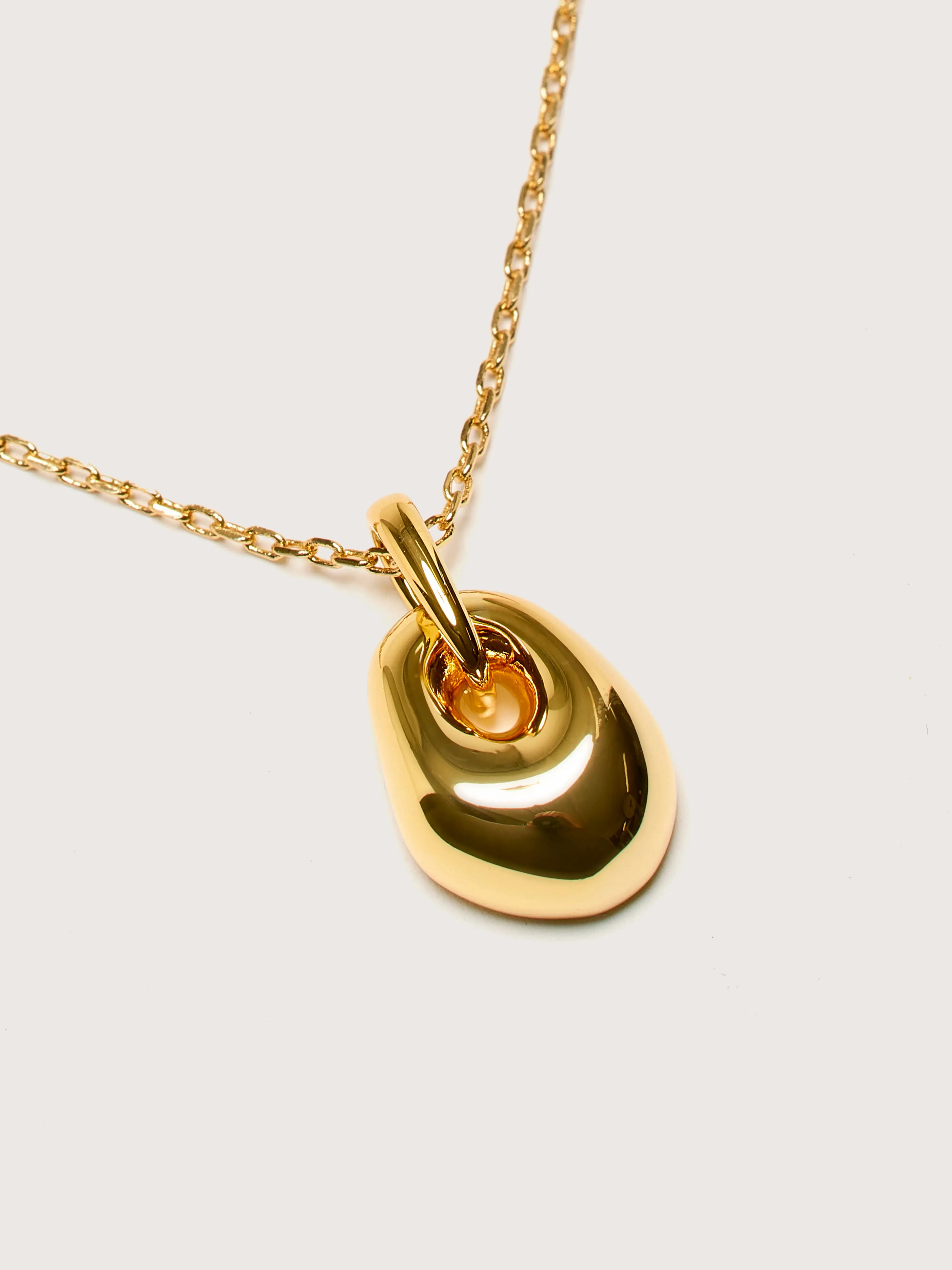 Golden Pebble Necklace (242 / W / GOLD) sold by Bellrose product image thumbnail 3