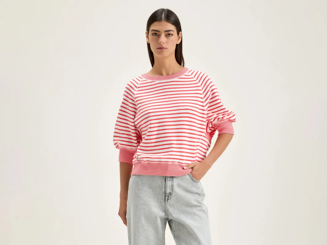 Anglet crew-neck sweater (242 / W / STRIPE B) sold by Bellrose