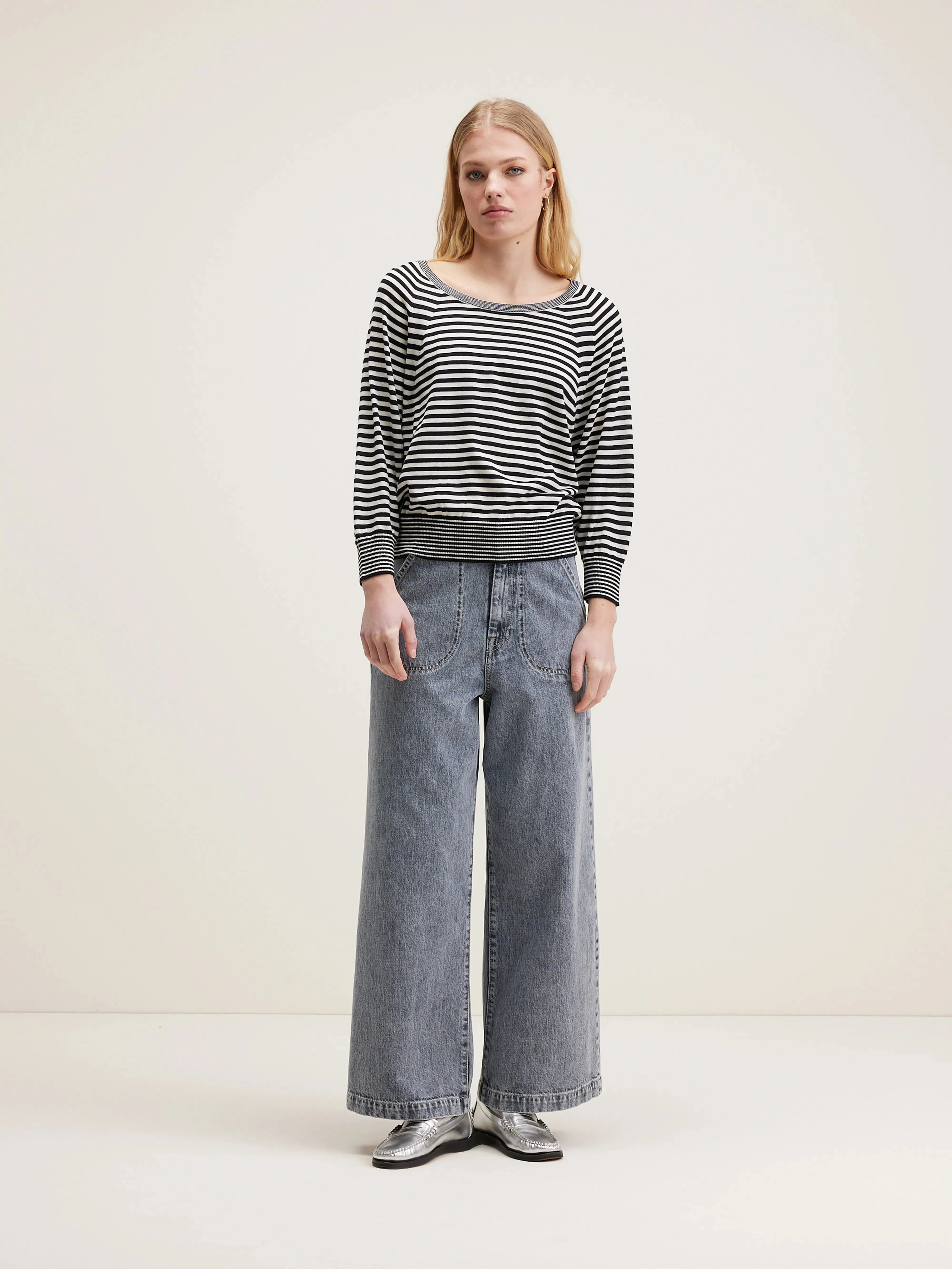 Aloty wool sweater (242 / W / STRIPE A) sold by Bellrose product image thumbnail 3