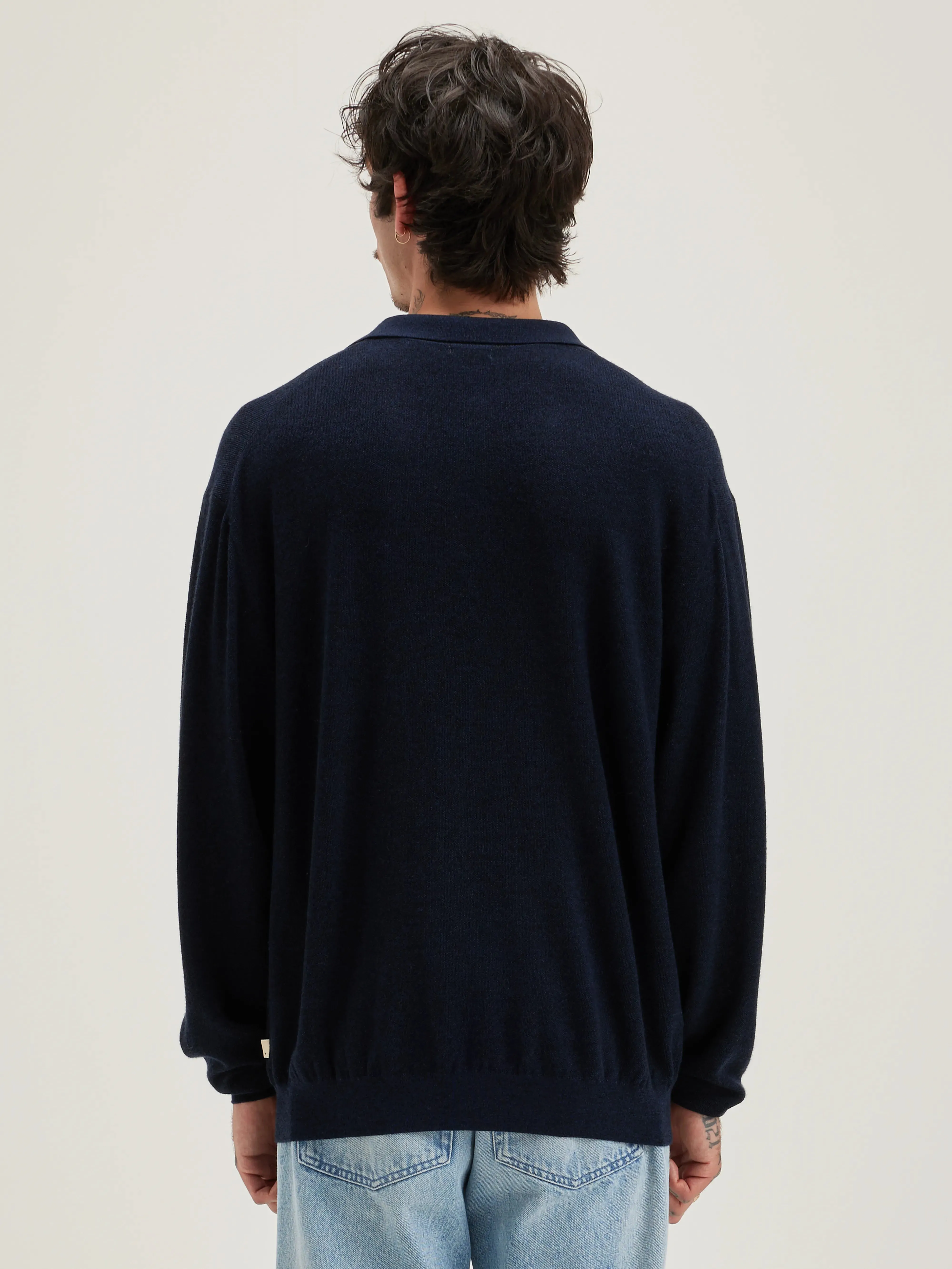 Alot polo-style sweater (242 / M / BLUE NIGHTS) sold by Bellrose product image thumbnail 4