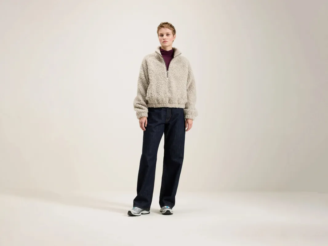 Alixe teddy sweatshirt (242 / W / H. GREY) made by Bellerose