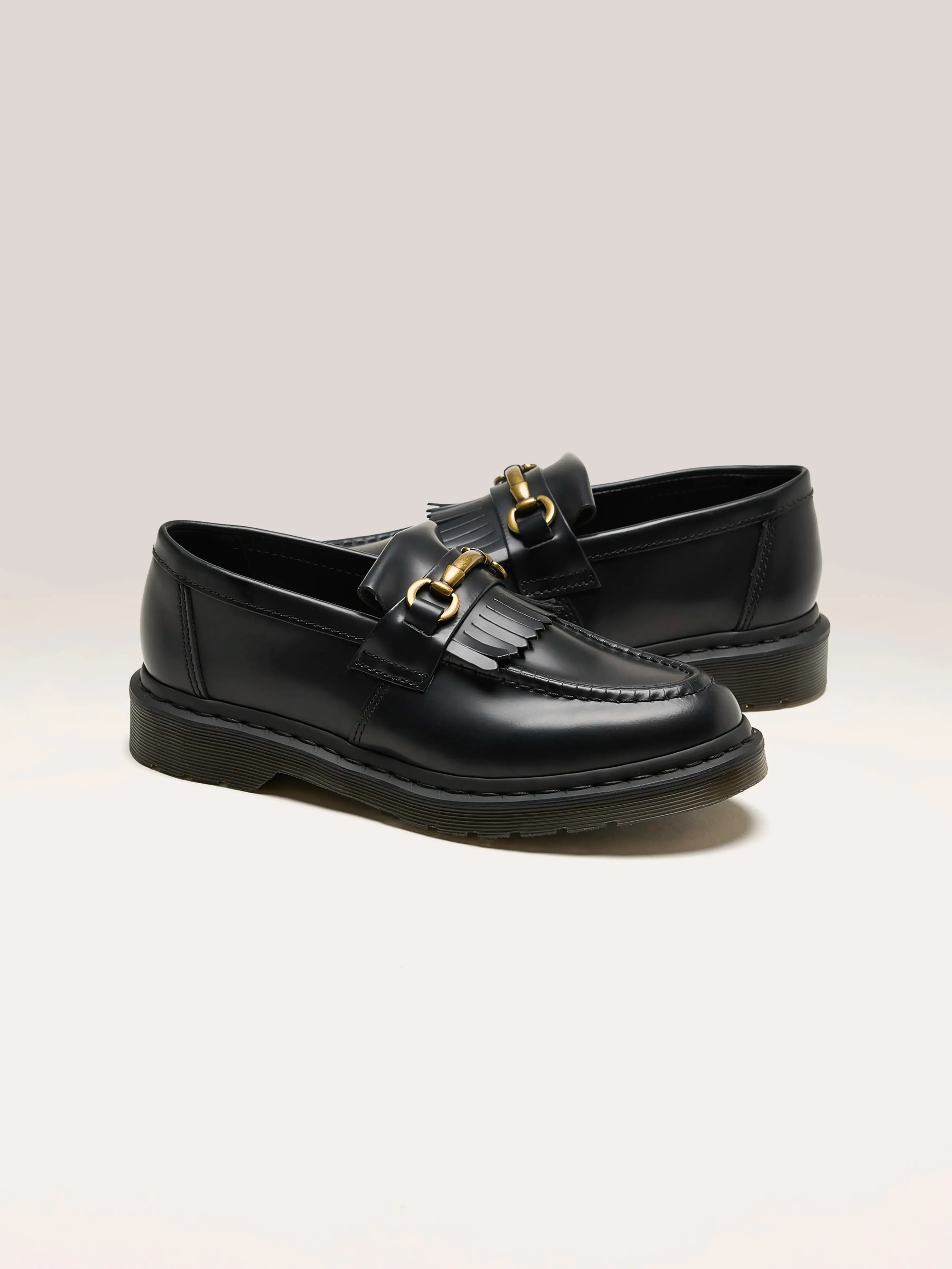 Adrian Snaffle Smooth Leather Loafers for Women (242 / W / BLACK) sold by Bellrose product image thumbnail 3
