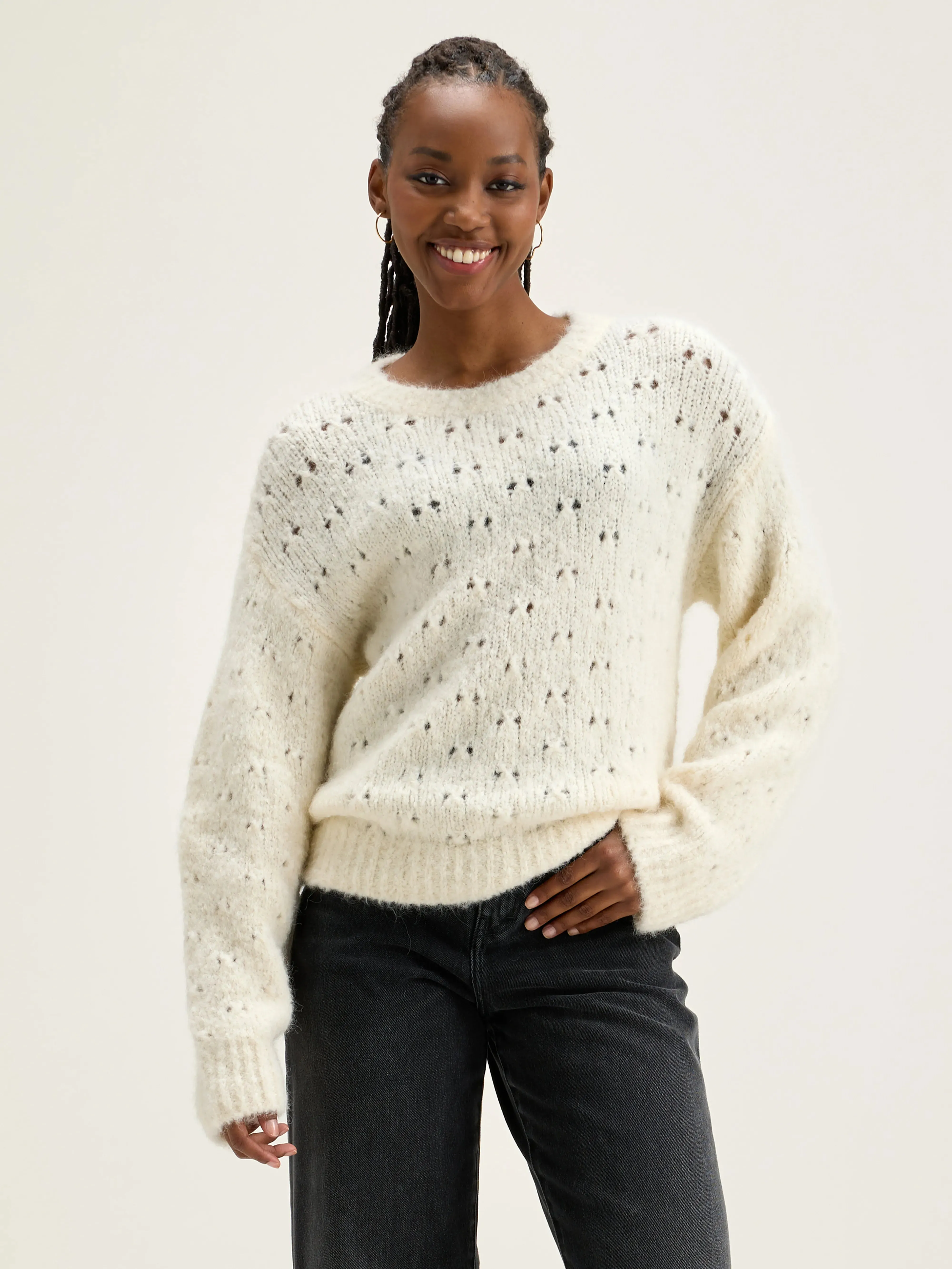 Abot classic sweater (242 / W / OFF WHITE) sold by Bellrose product image thumbnail 2