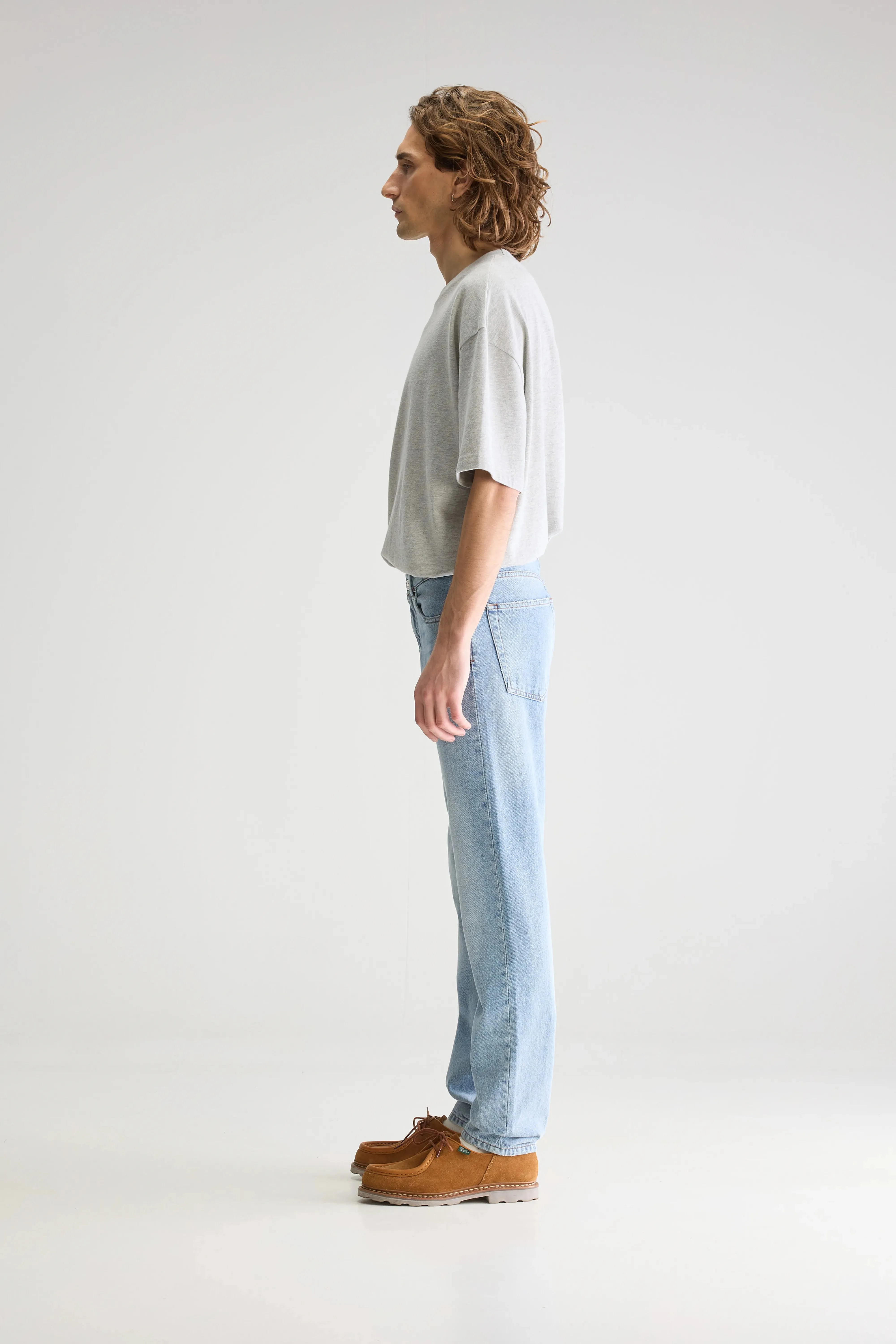 Denim N. 04 tapered jeans (251 / M / LT BLUE BLEACH) sold by Bellrose product image thumbnail 5