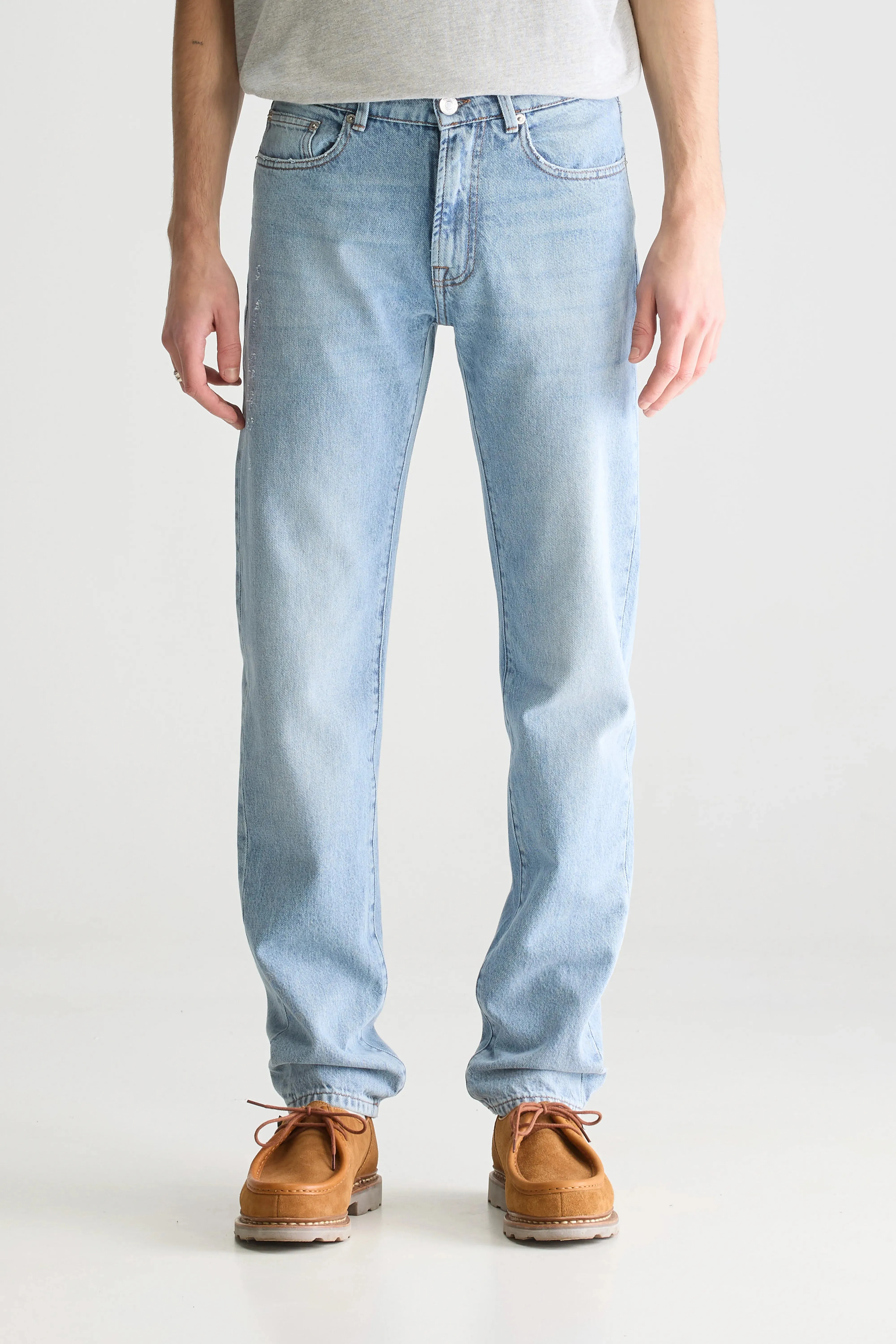 Denim N. 04 tapered jeans (251 / M / LT BLUE BLEACH) sold by Bellrose product image thumbnail 3